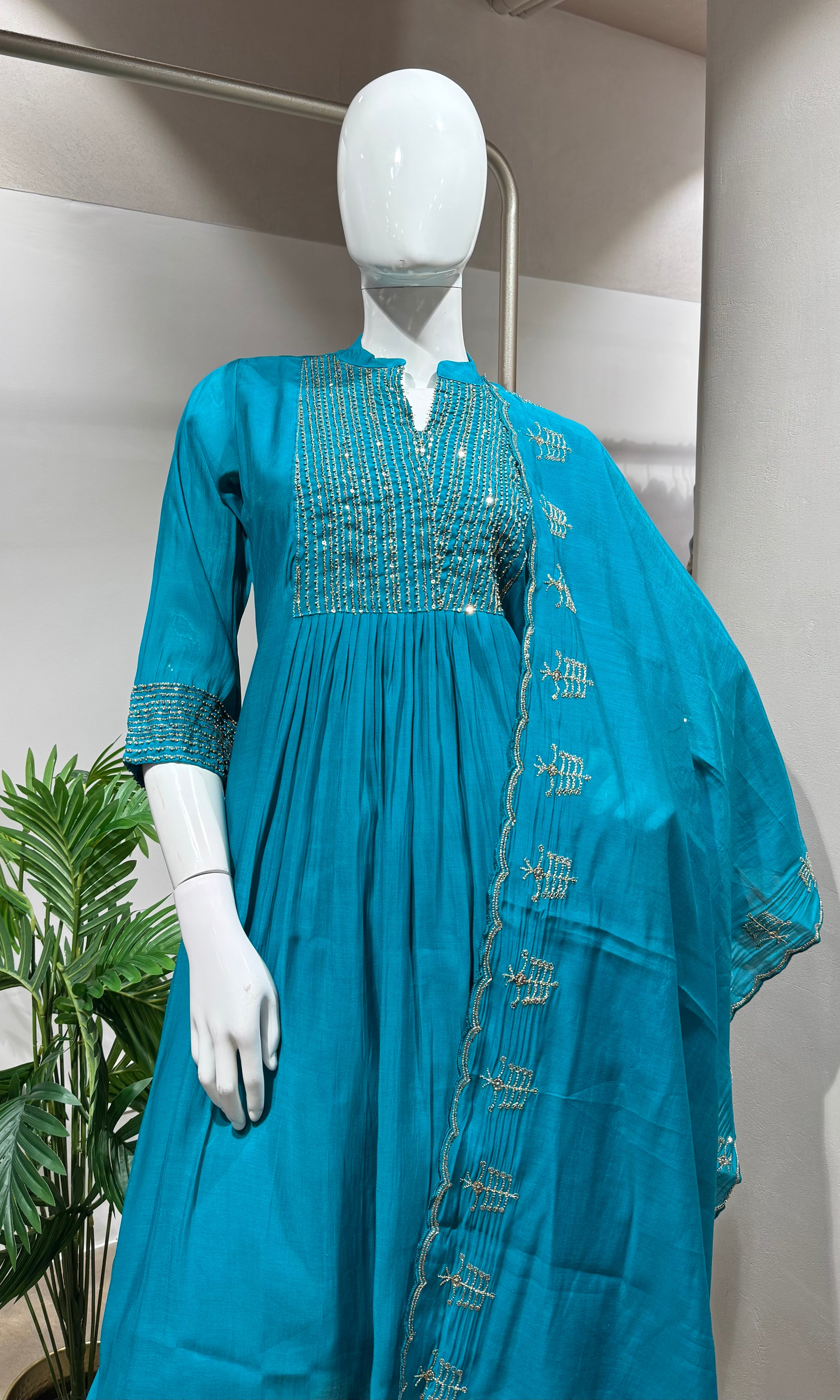 Rama Embroidered Kurta & Trouser Set