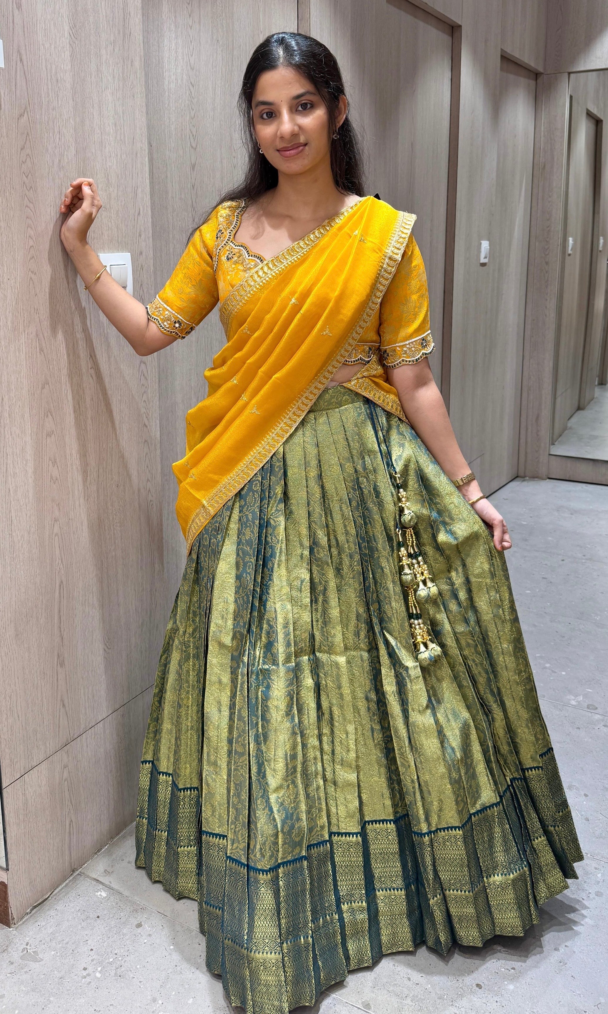 Green Lehenga