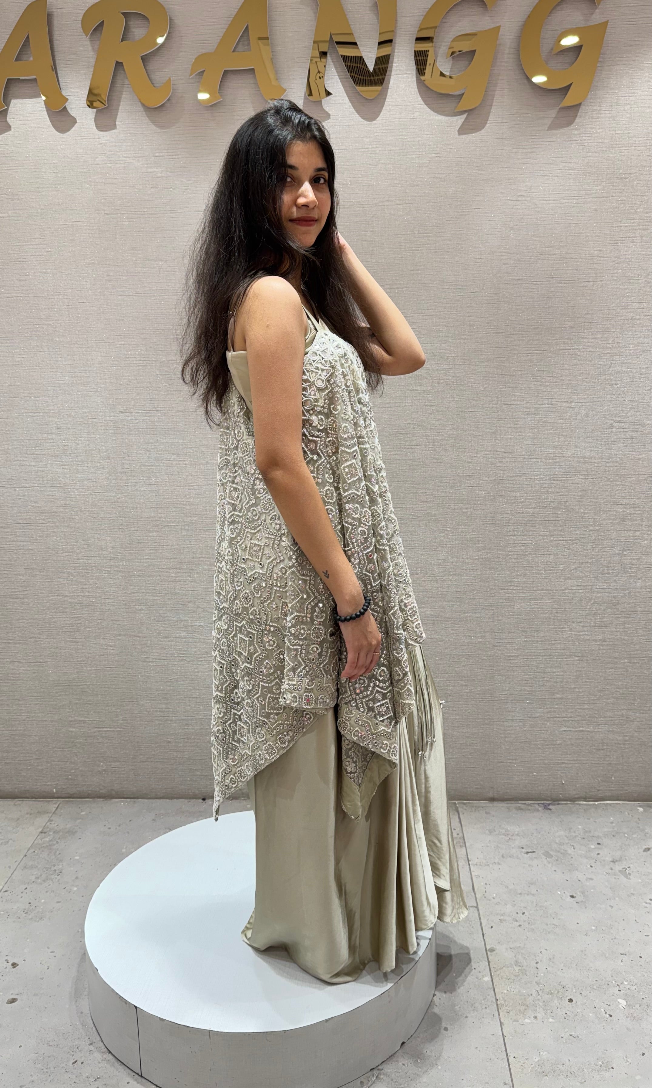 Chikoo EMBROIDERED PALAZZO SET