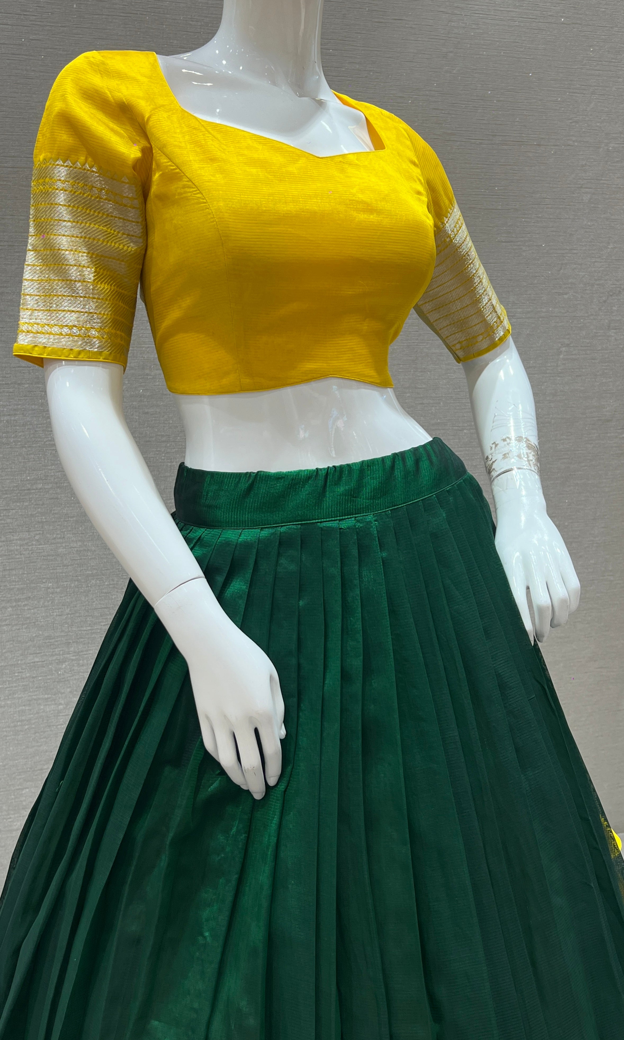 Green lehenga