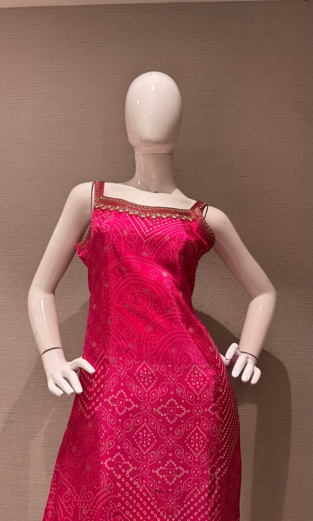 Pink Raw Silk Kurta Set with Banarasi Dupatta