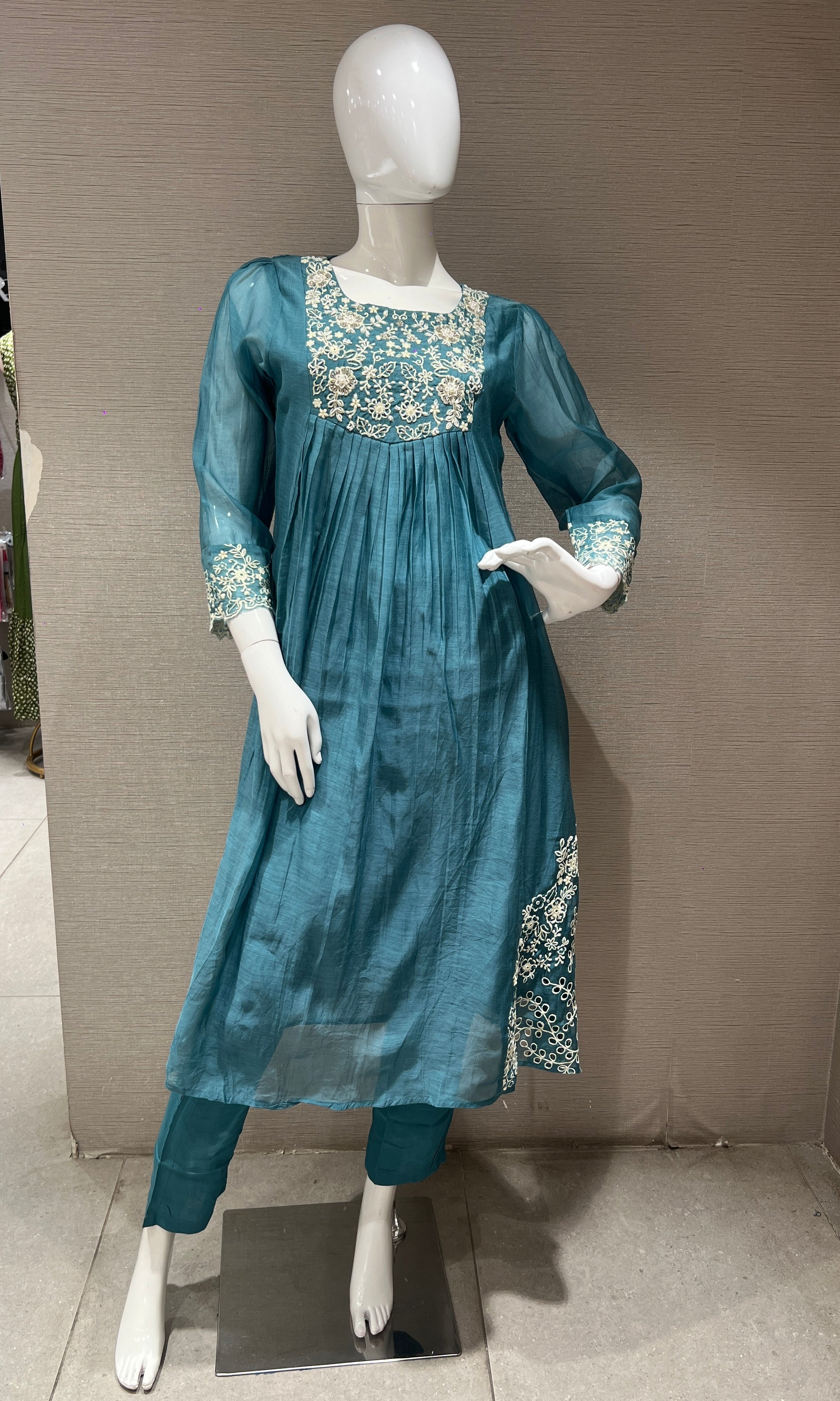 Blue Anarkali