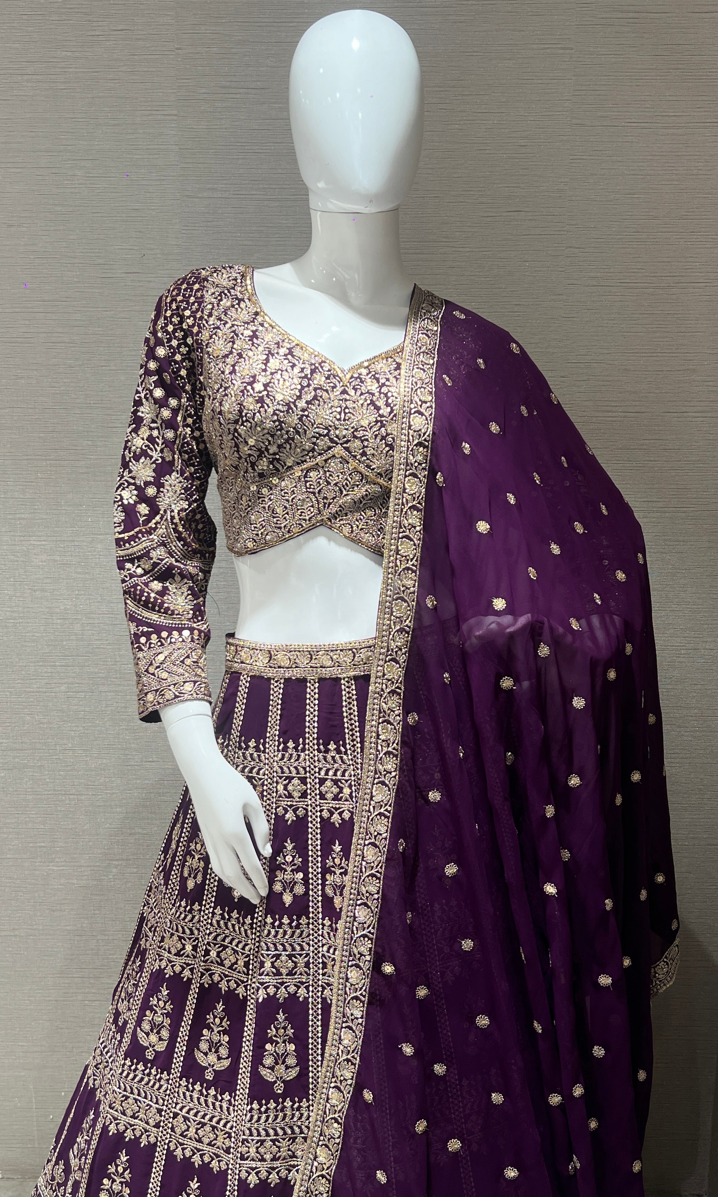 Purple Lehenga