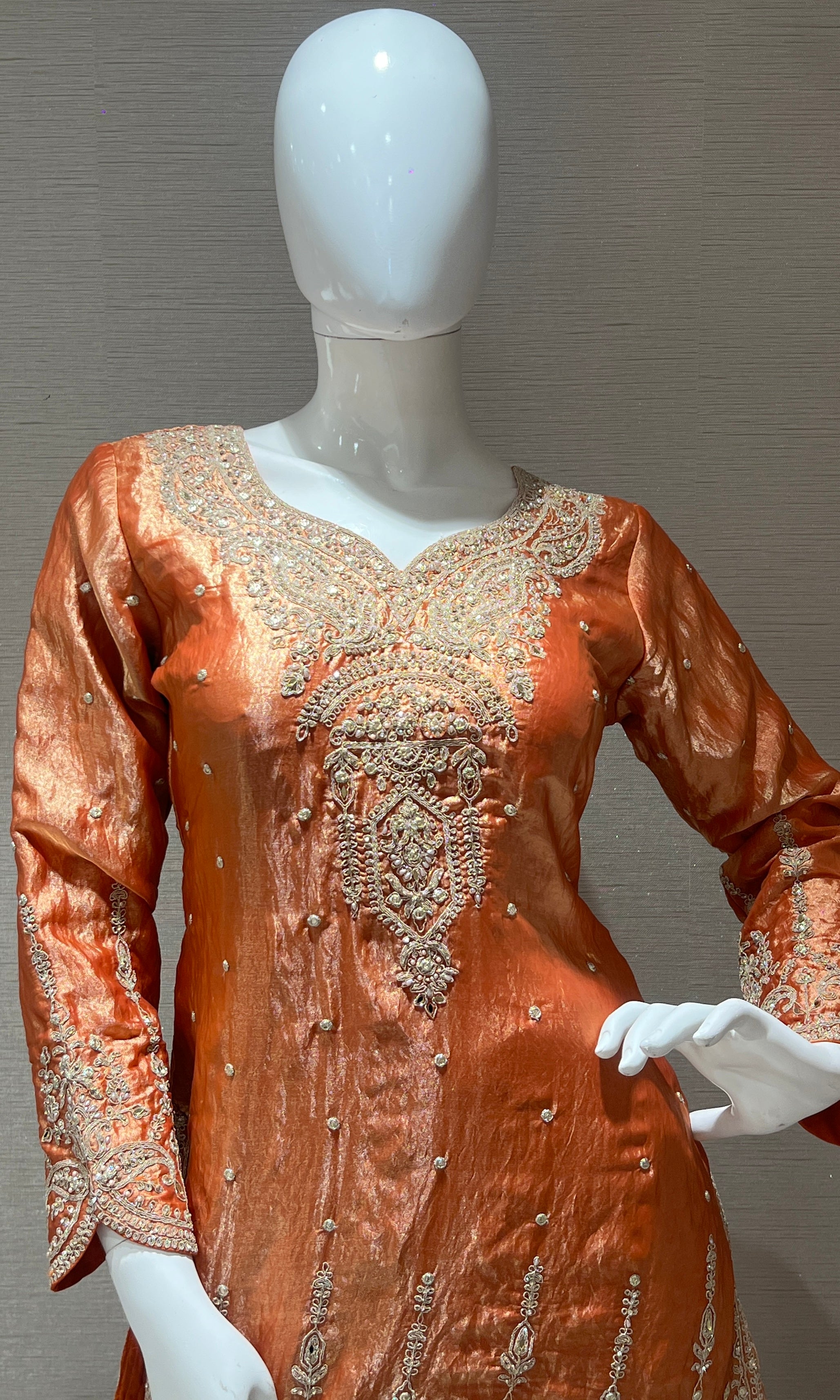 Rust Orange Sharara