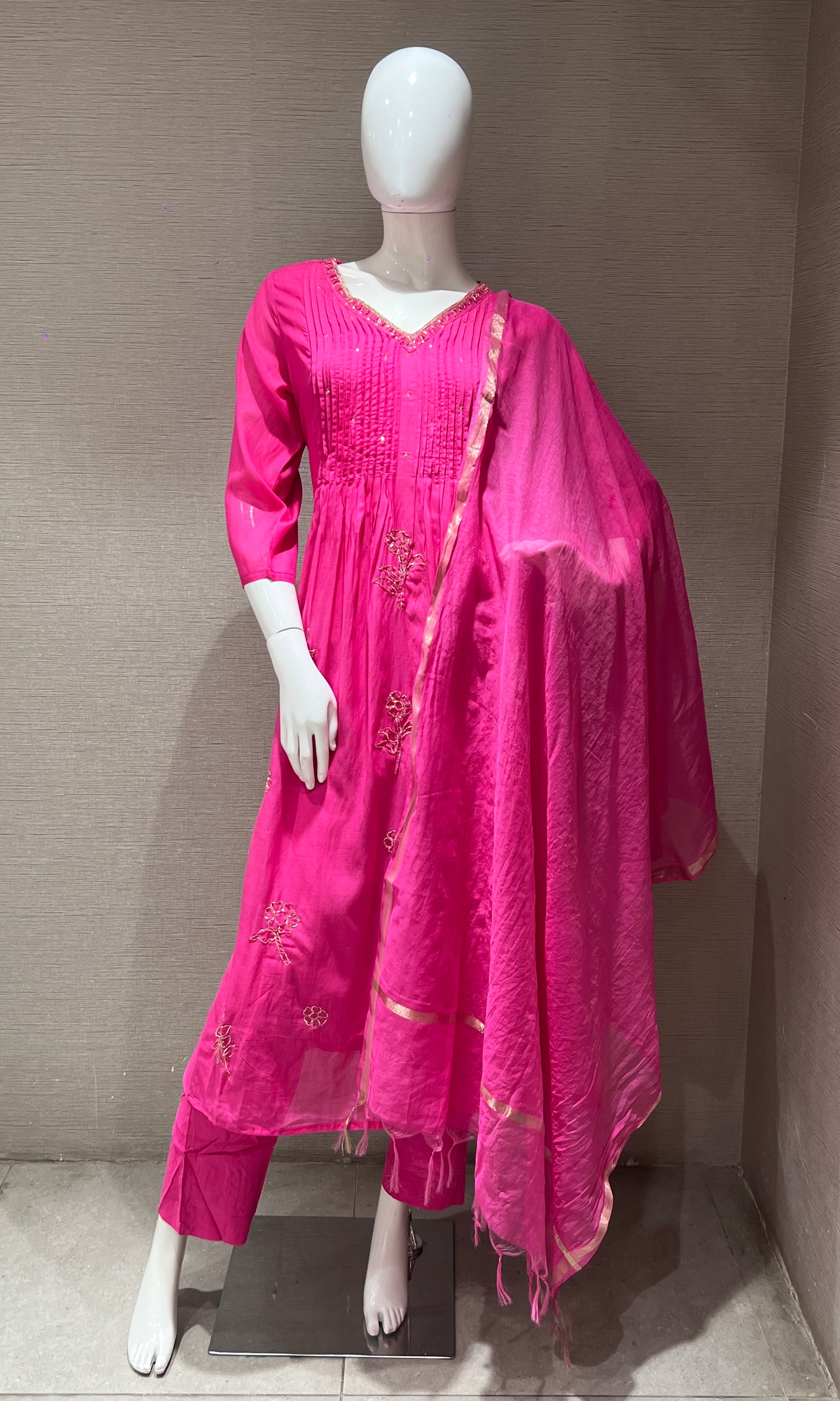 Pink kurta set
