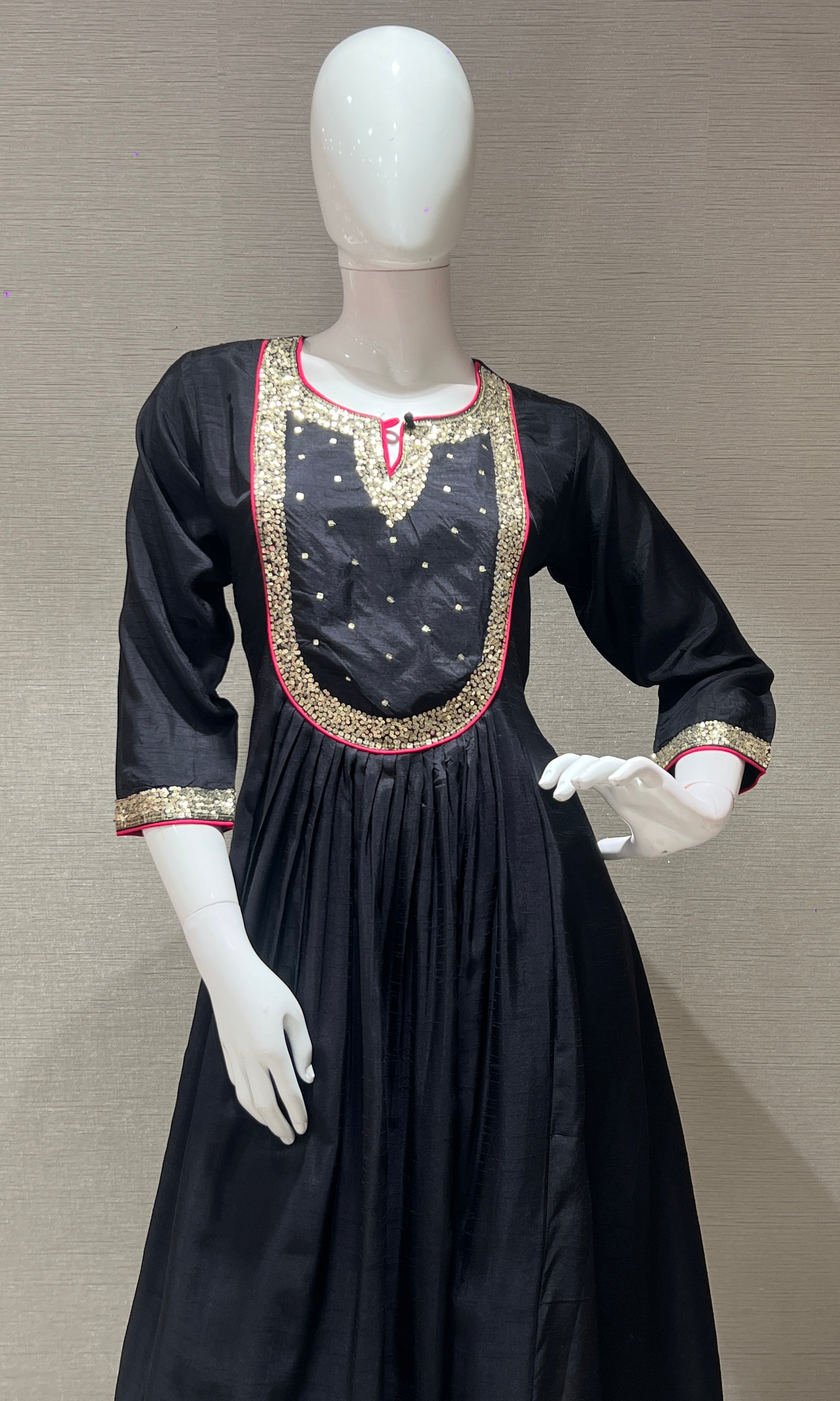 Black kurta set