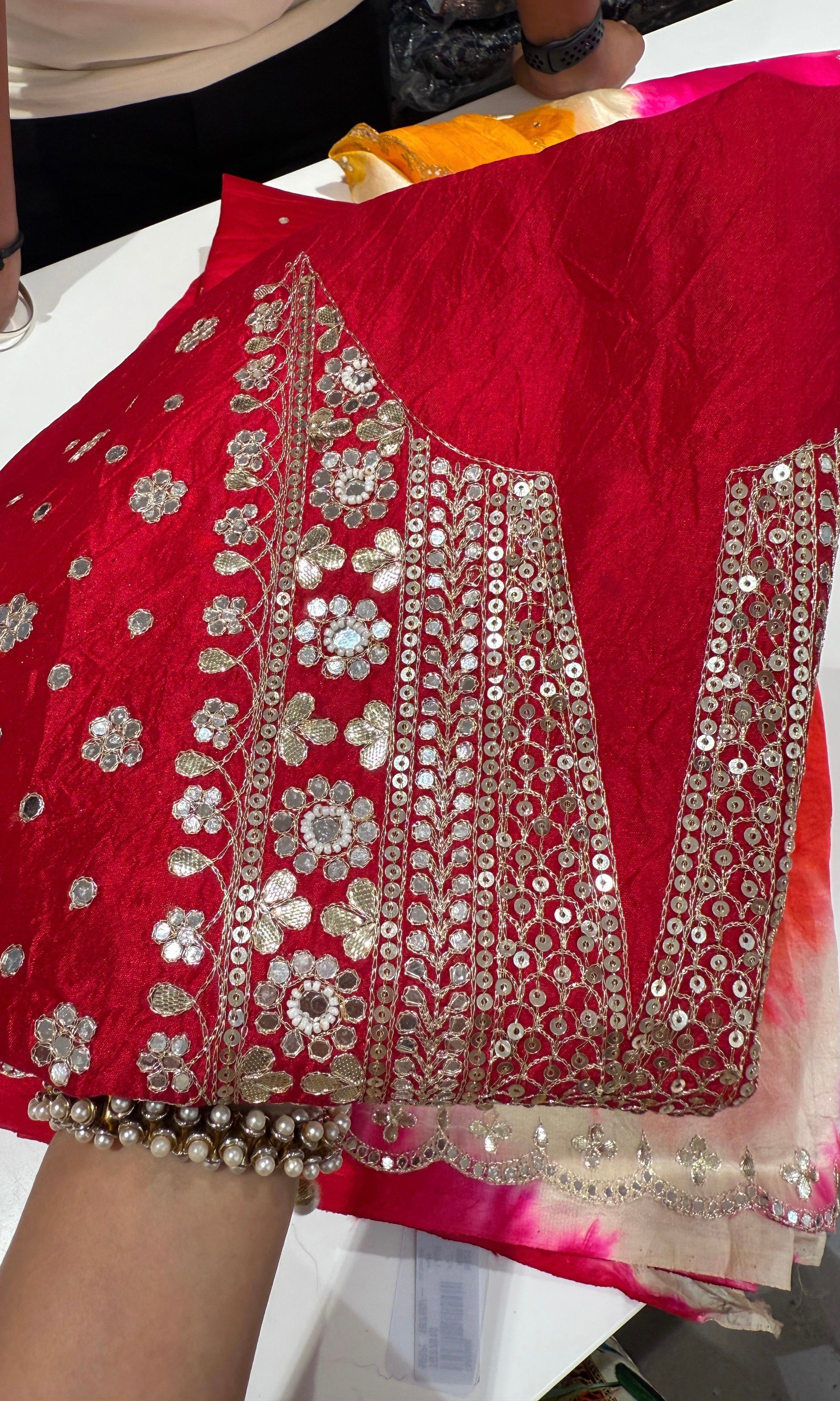 Multi colour saree