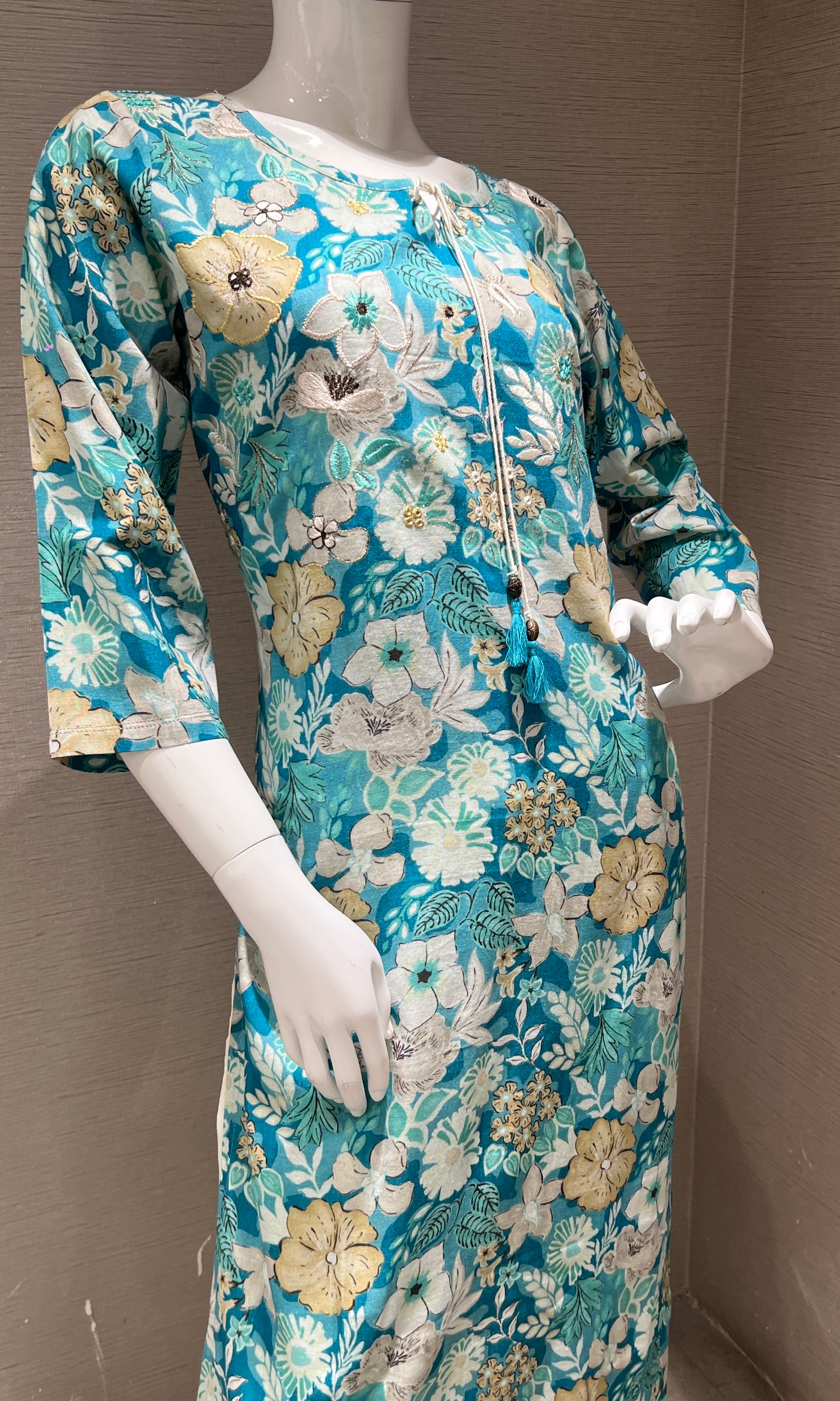 Blue kurti top