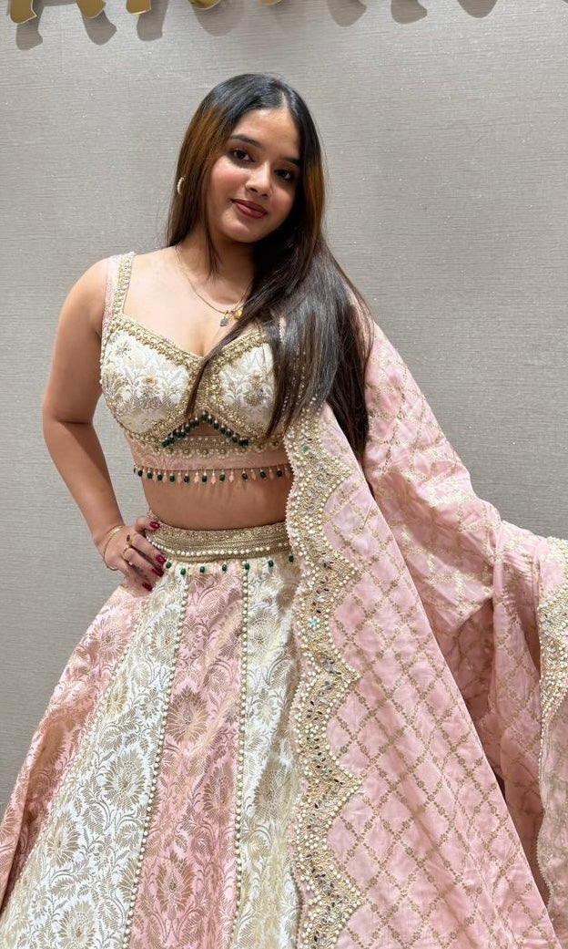 Baby pink Lehenga
