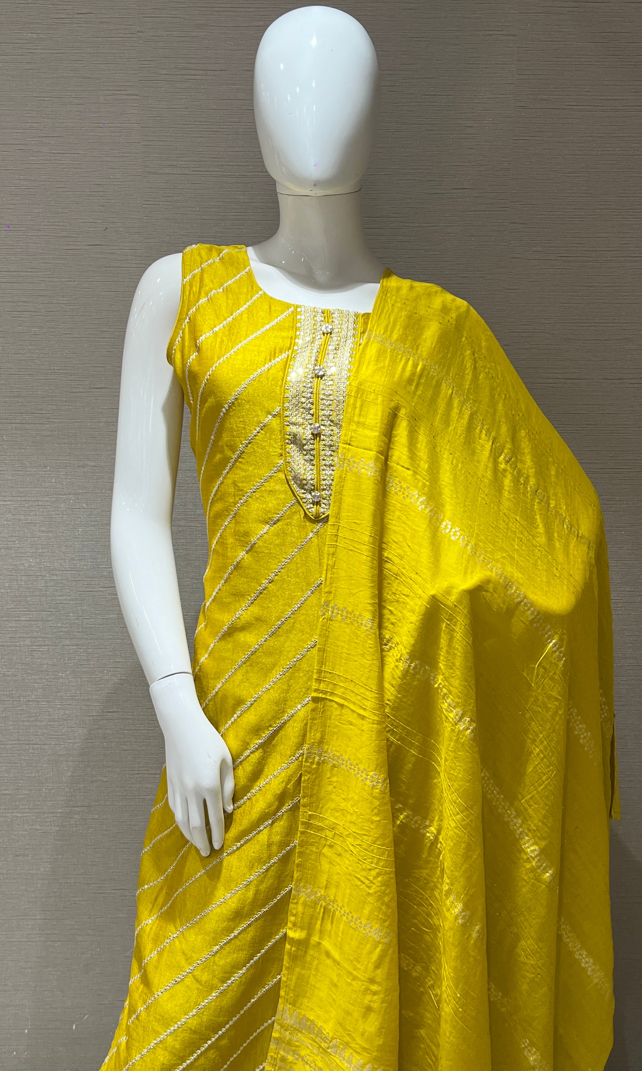 Yellow kurta set