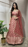 PINK EMBROIDERED LEHENGA