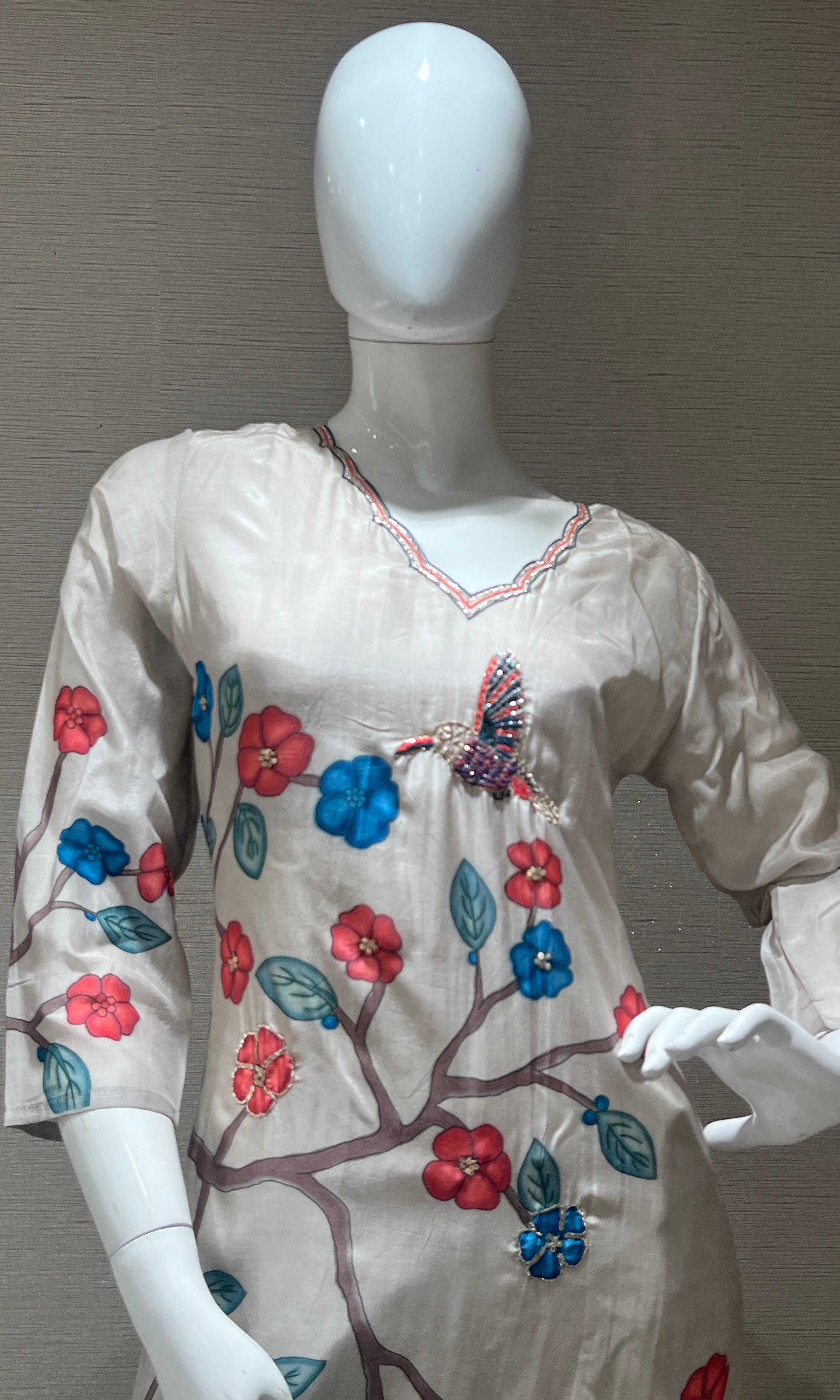 Grey kurta set