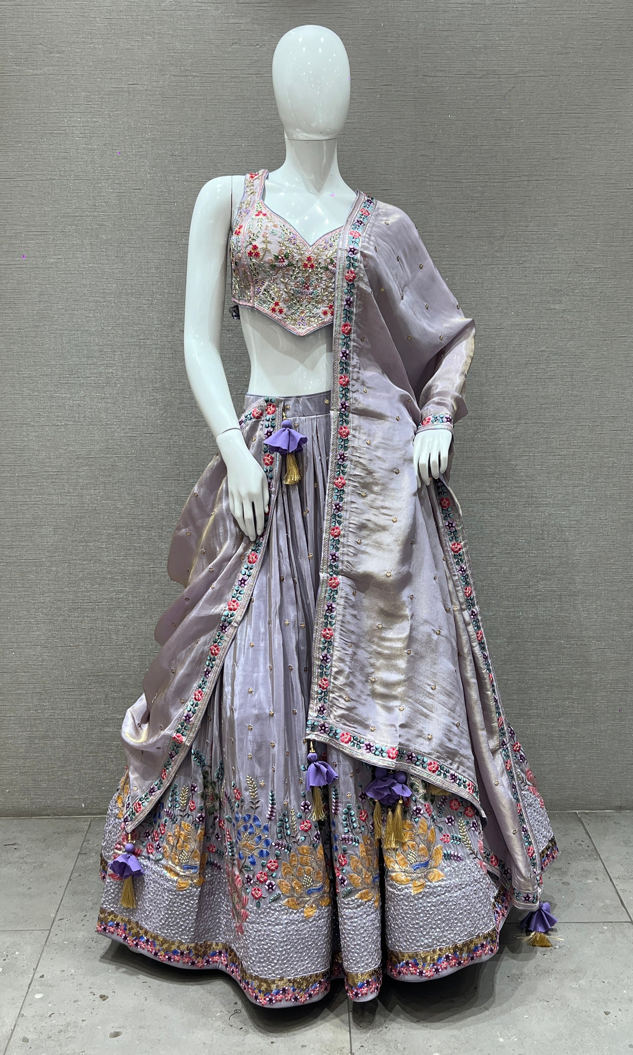 Light purple Lehenga
