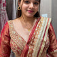 🧡Rust lehanga with Banarasi work🧡