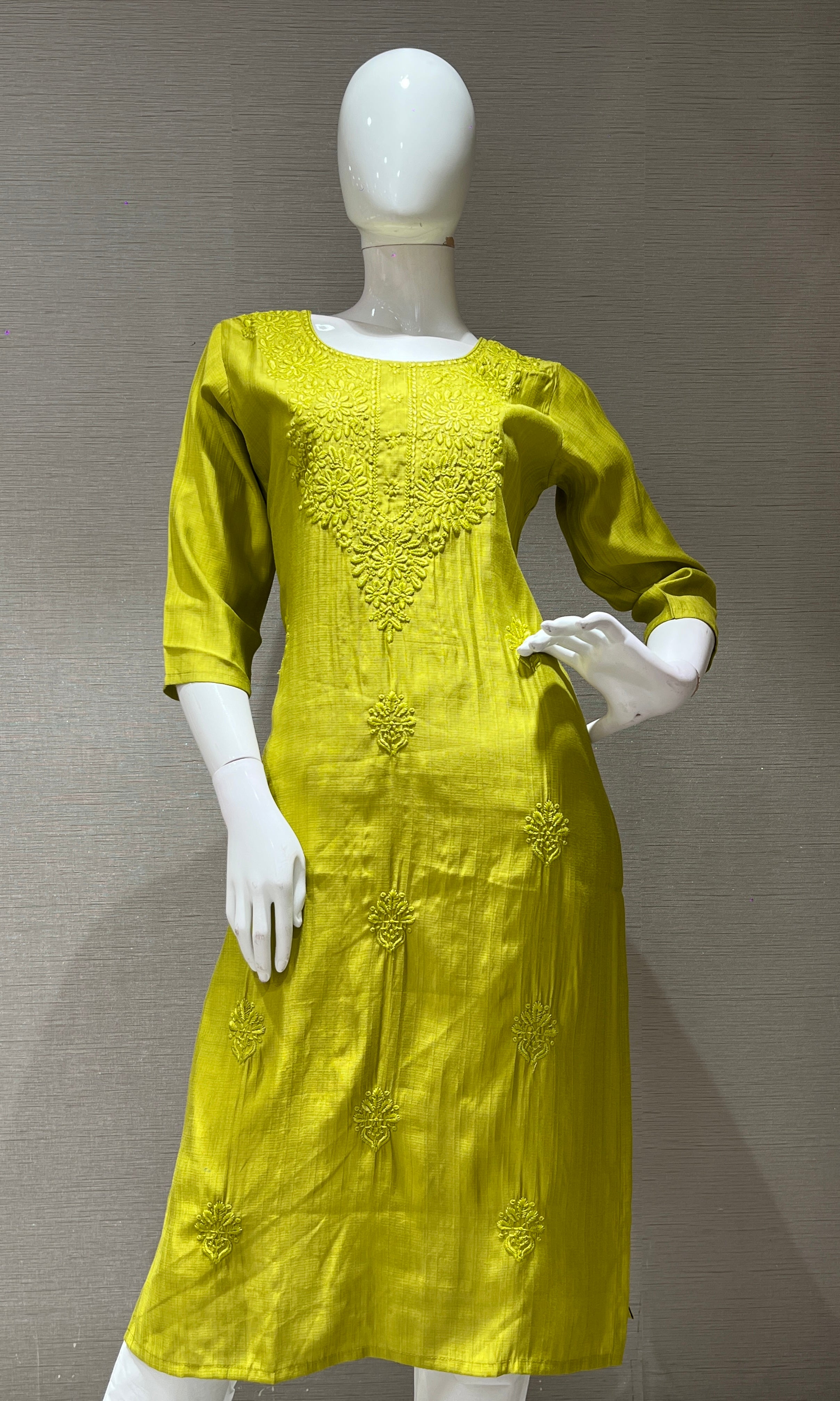 Liril EMBROIDERED KURTI TOP