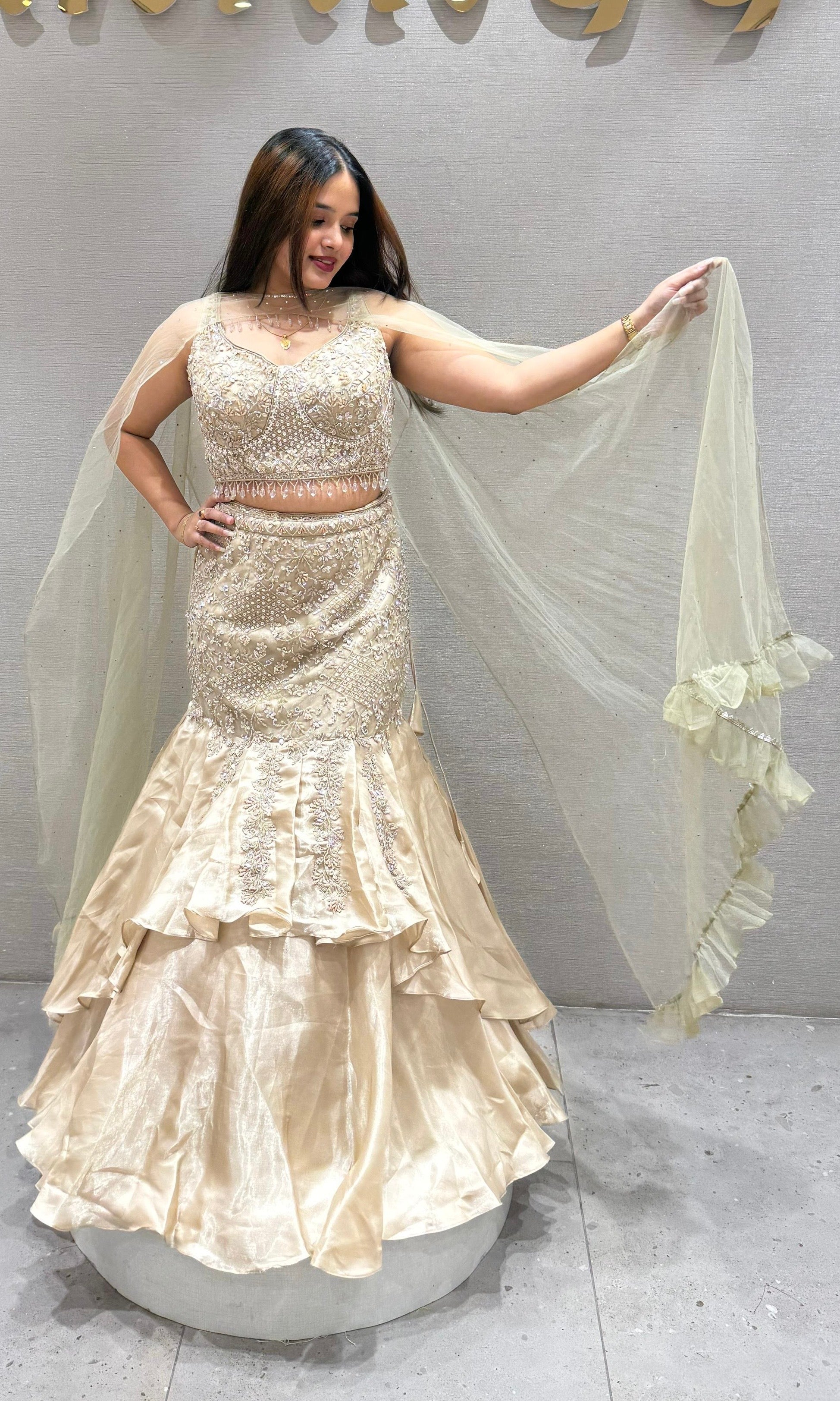 Gold Lehenga