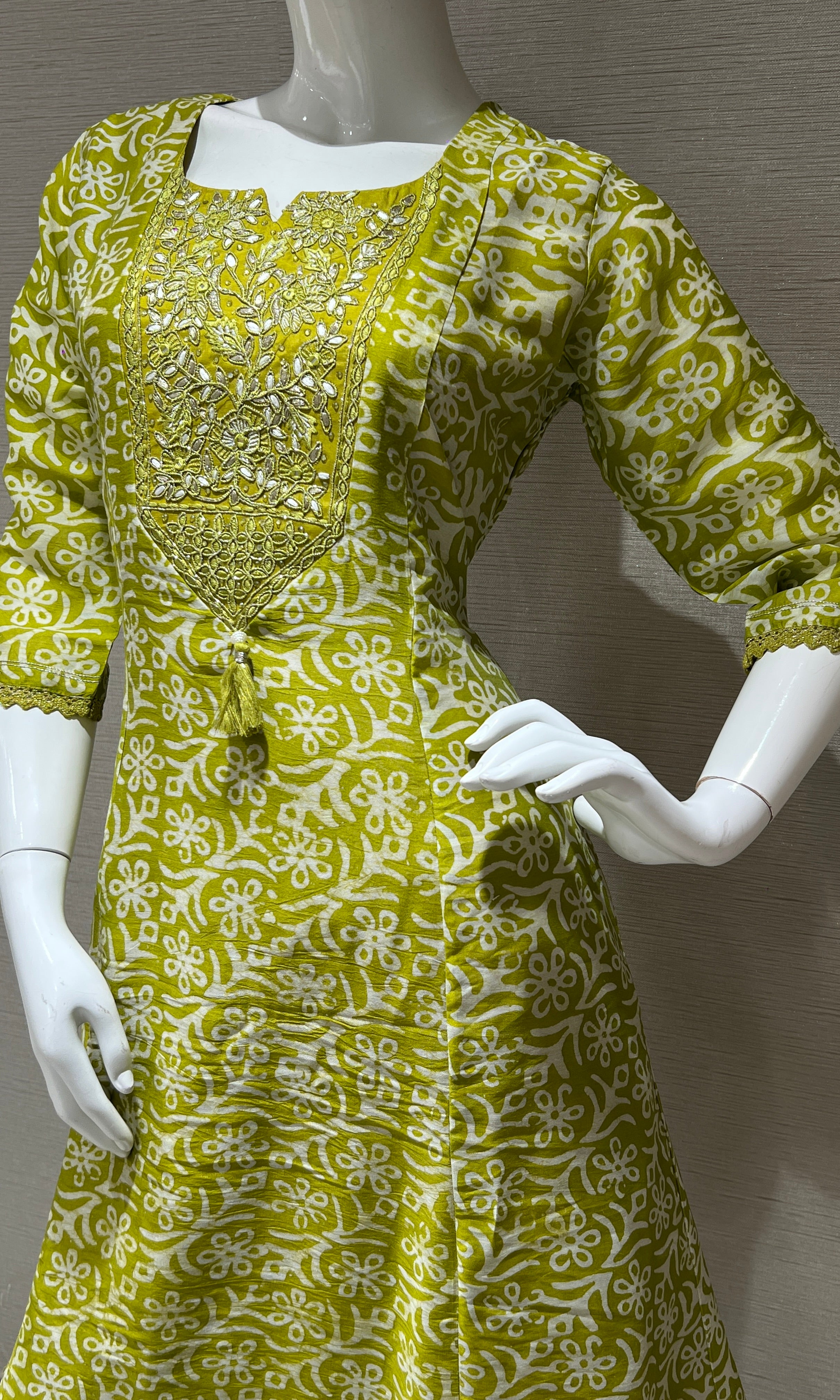 Green Anarkali
