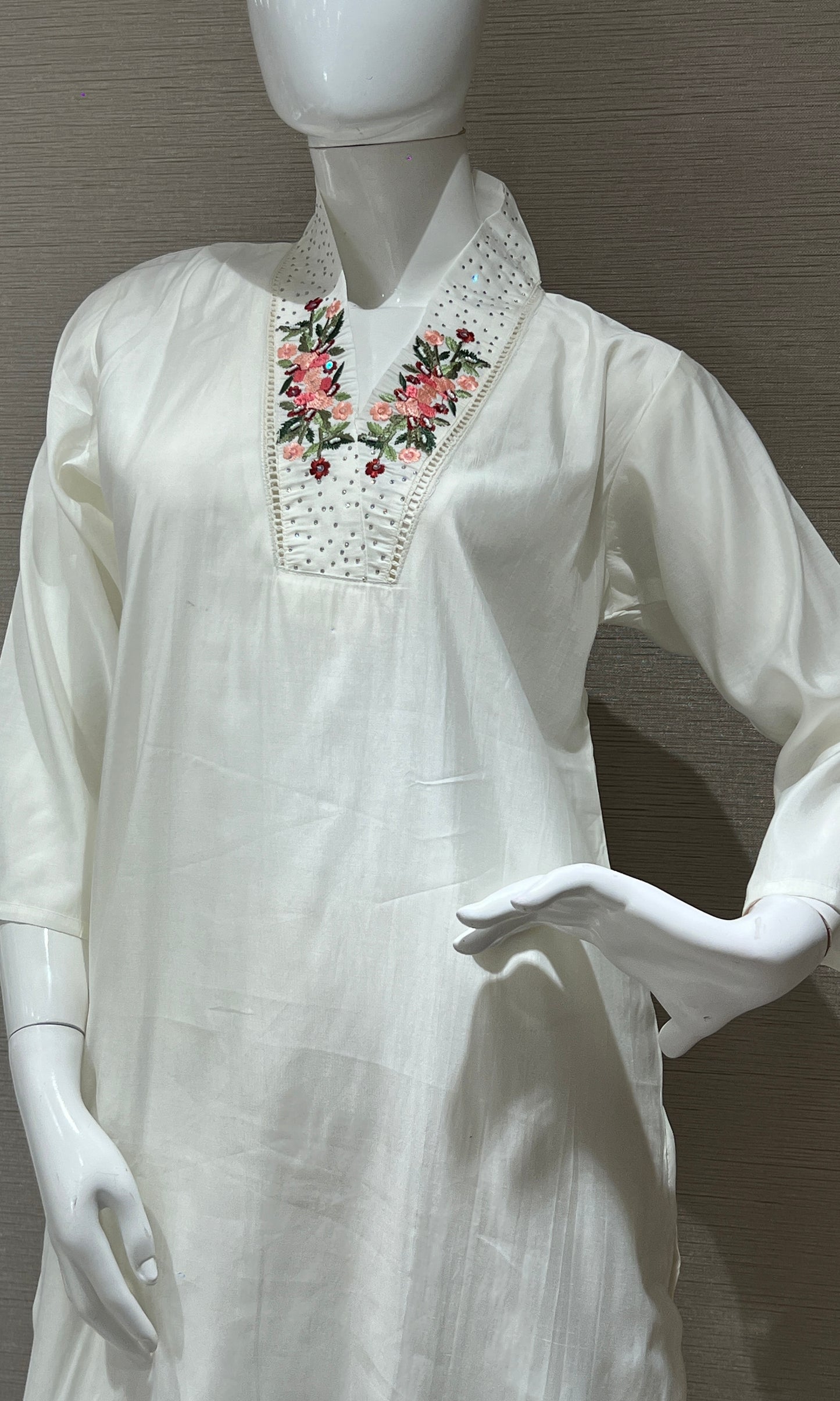 😻White kurta set💐🛍️