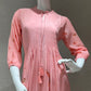 Baby pink Anarkali top 4660