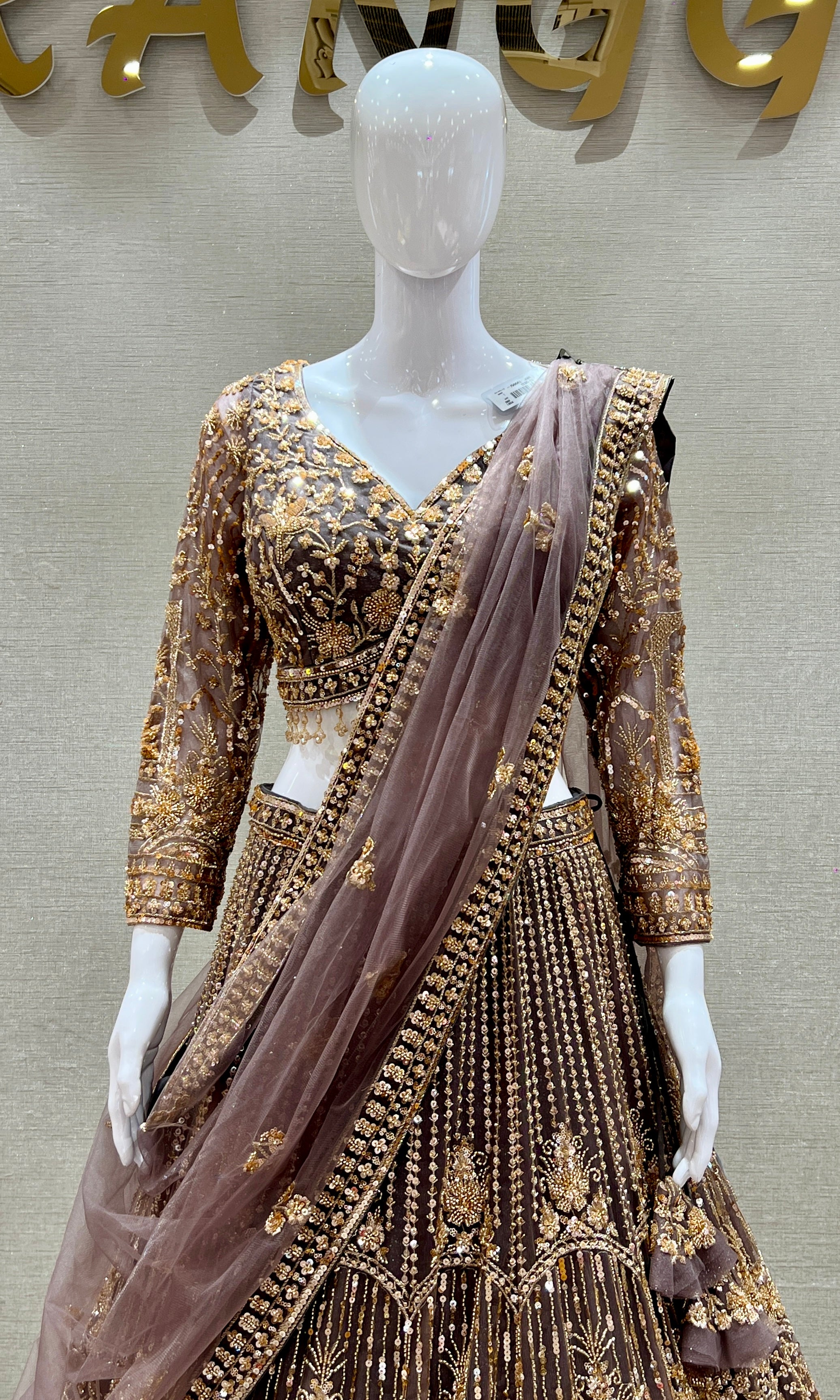 Grey Lehenga