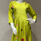 Green Anarkali top 4660