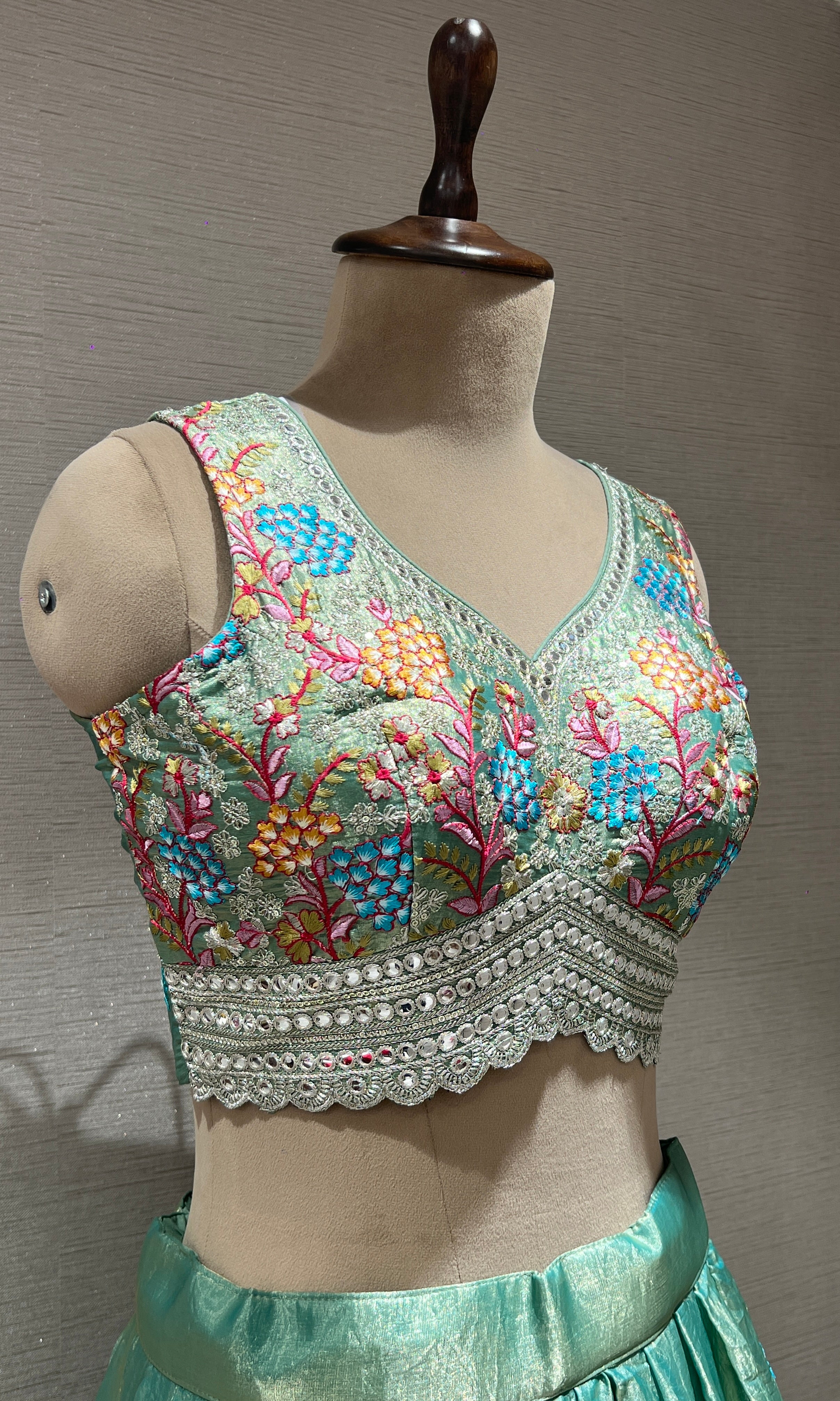 Light green Lehenga