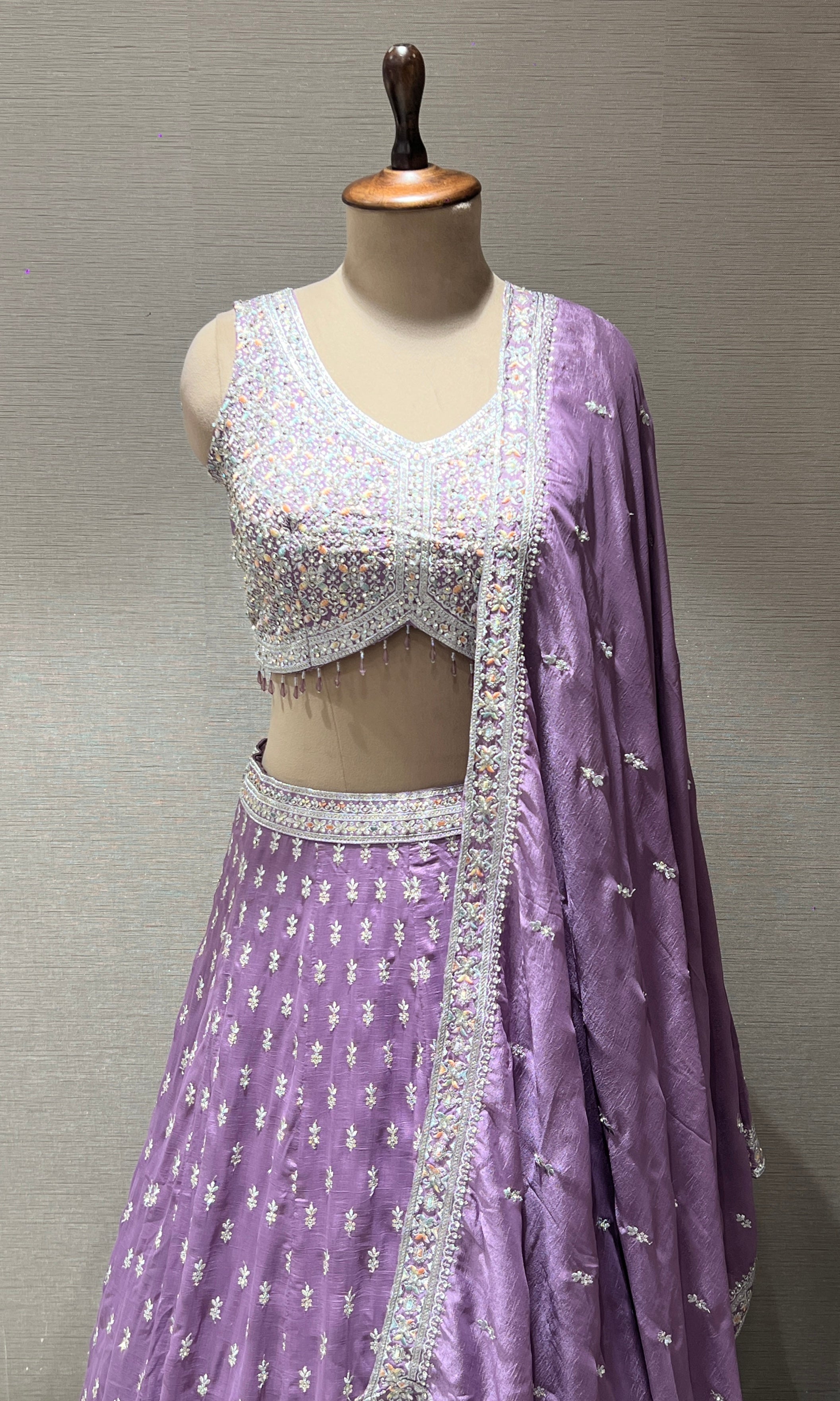 Light purple Lehenga