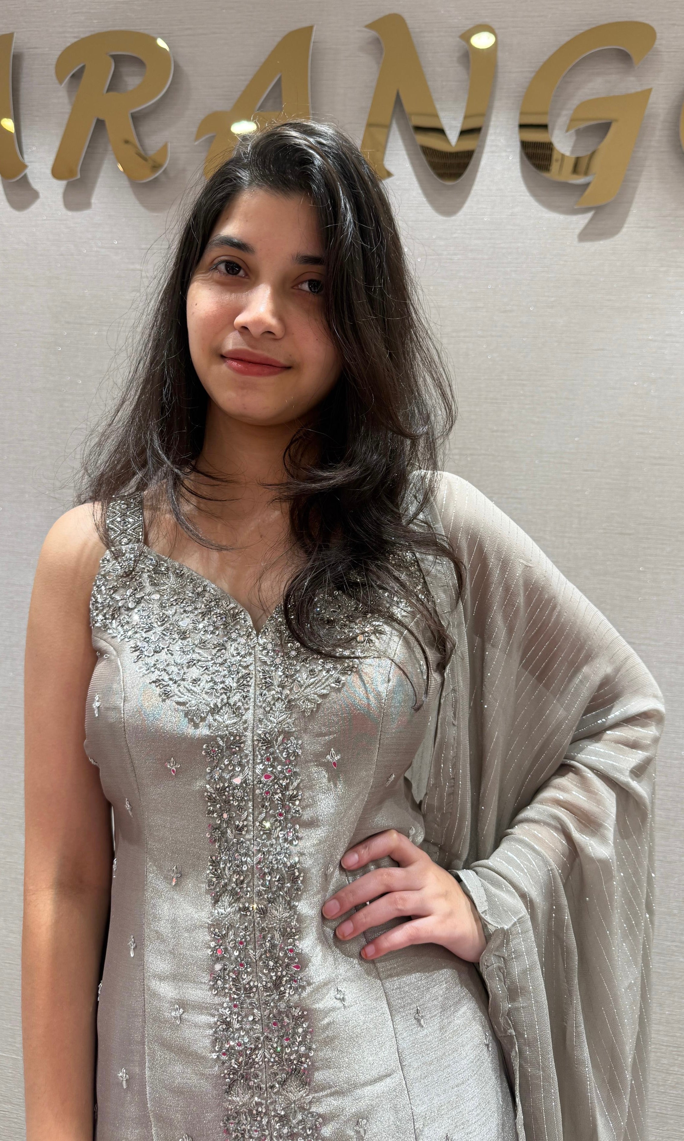 Grey palazzo