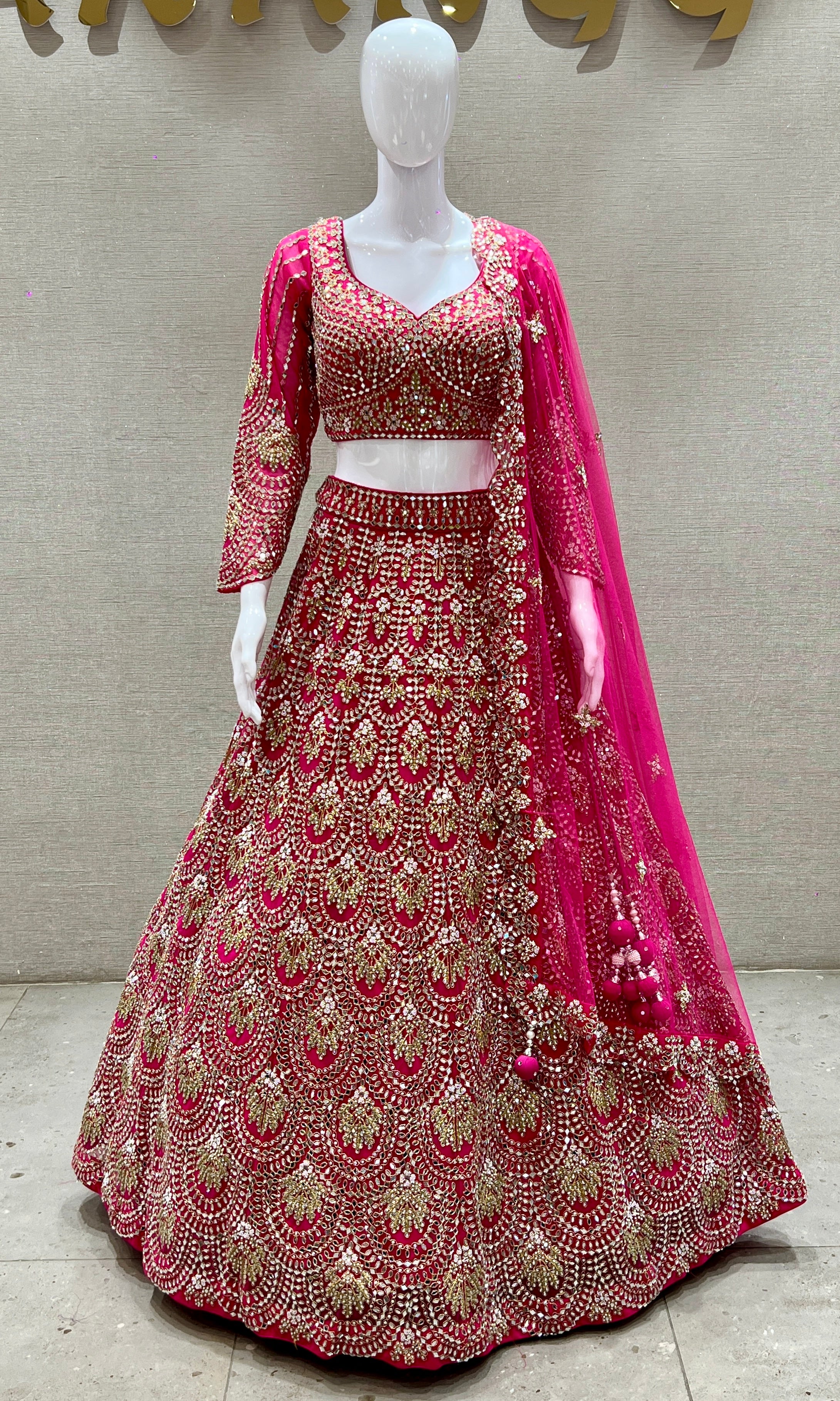 Pink Lehenga
