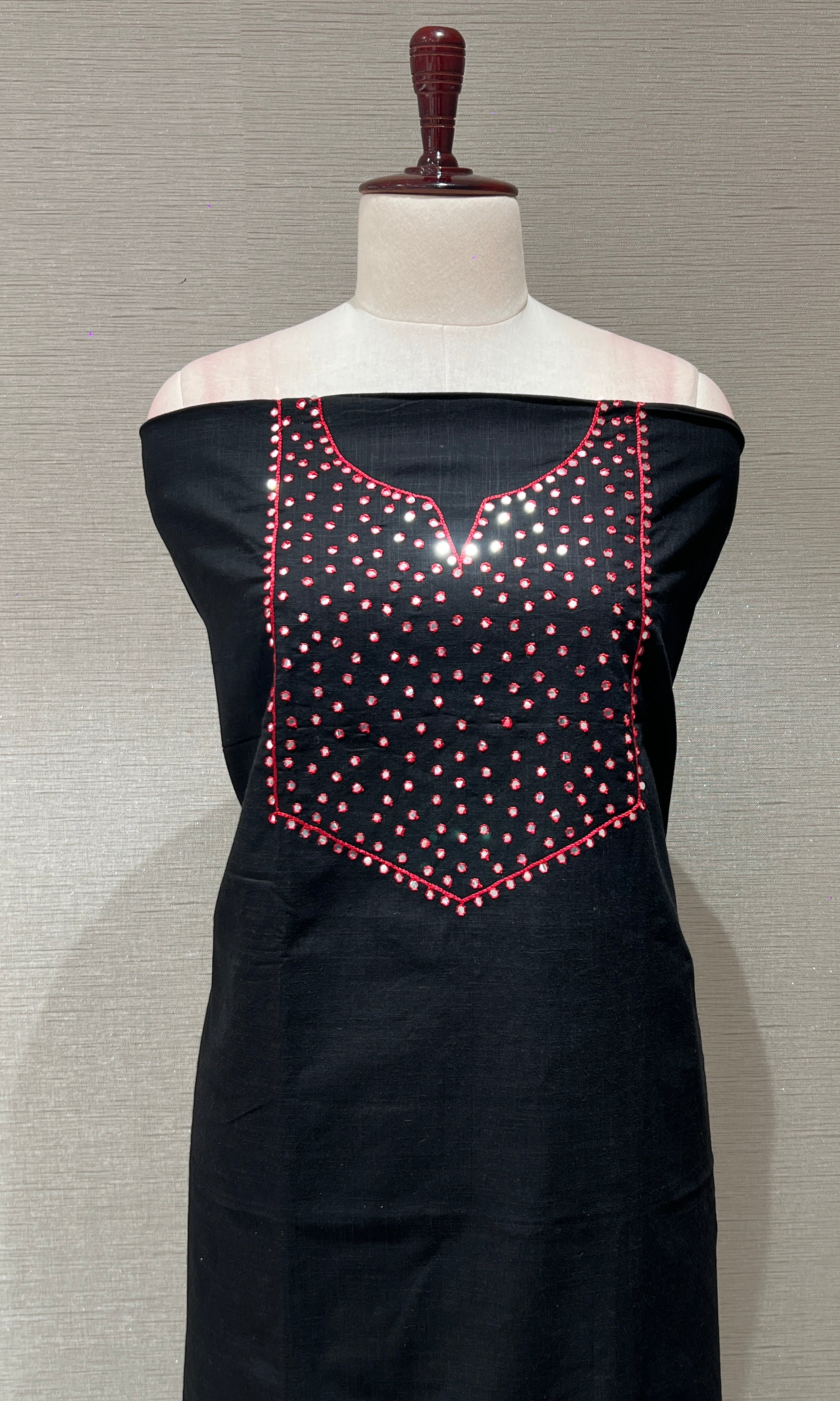 Black dress material