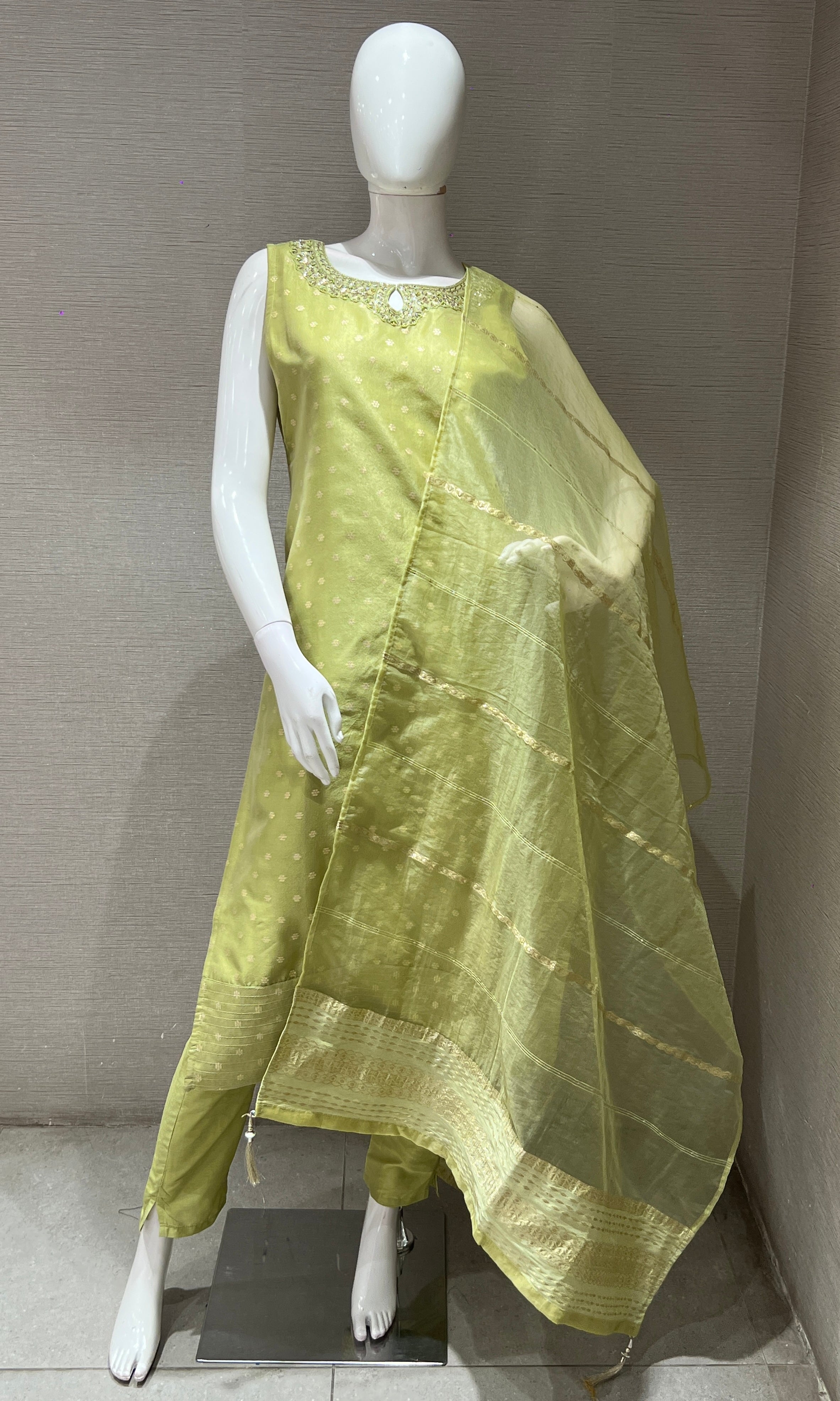 Pista green ETHNIC kurta set