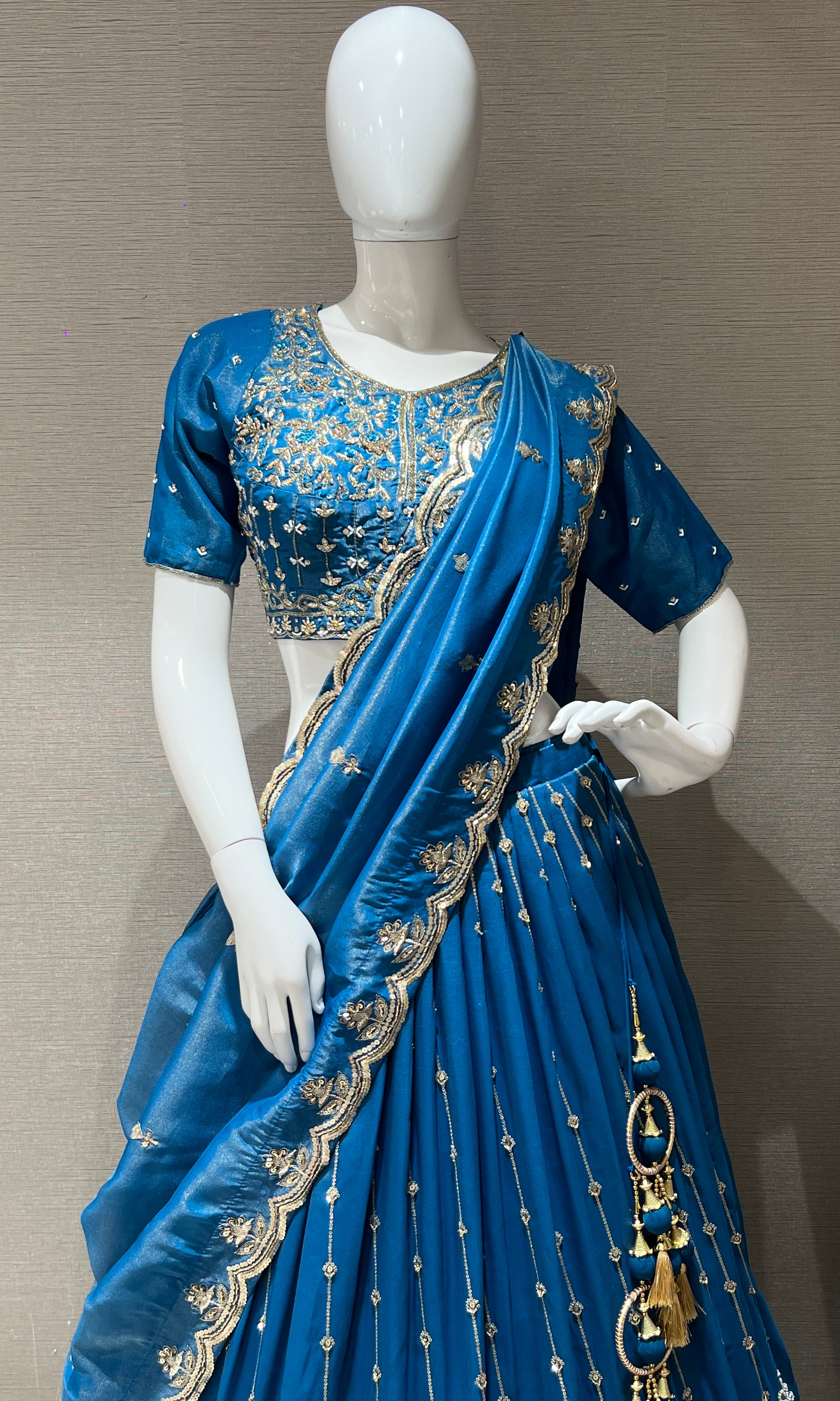Blue Lehenga