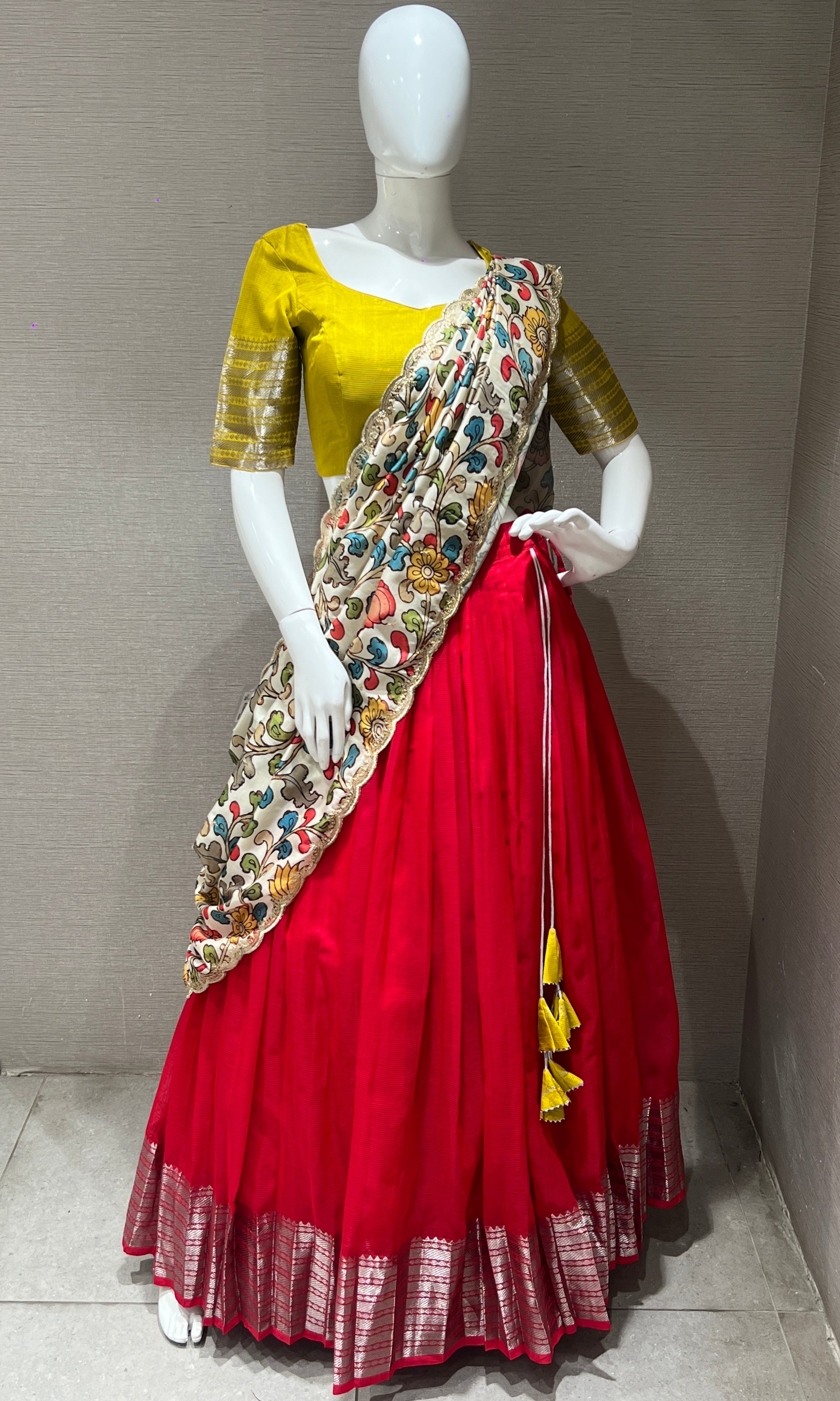 Red Lehenga