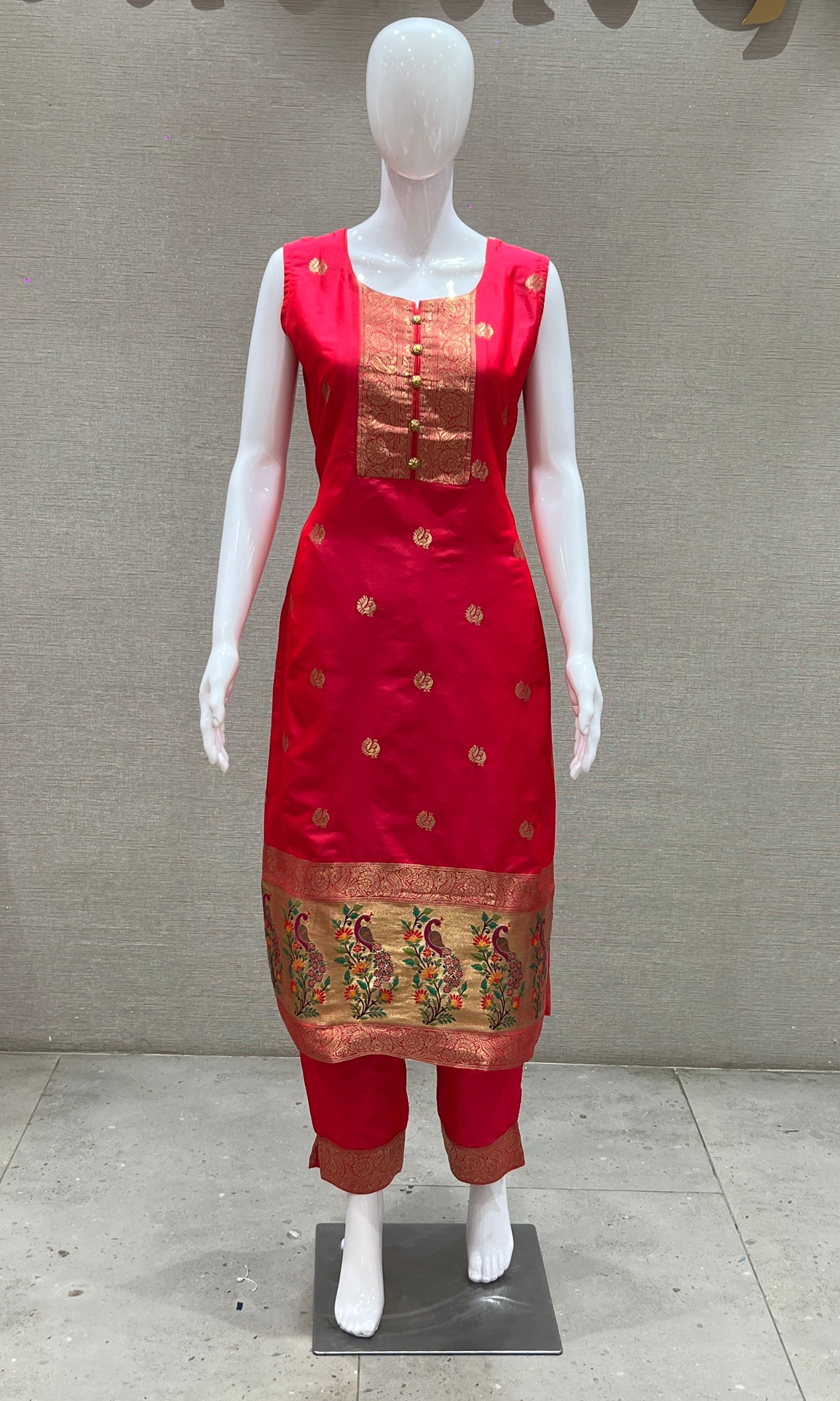 Pink kurta set