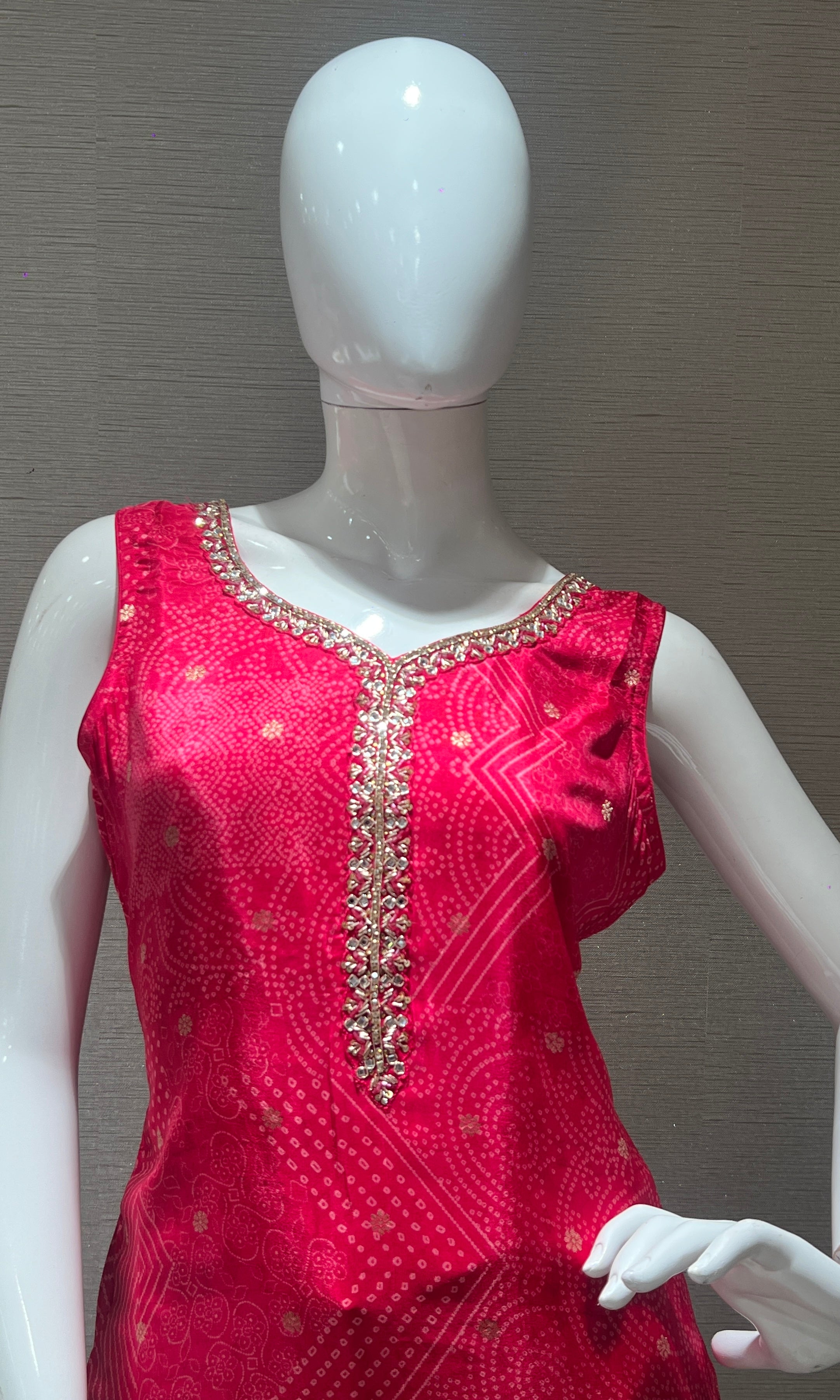 Pink kurta set