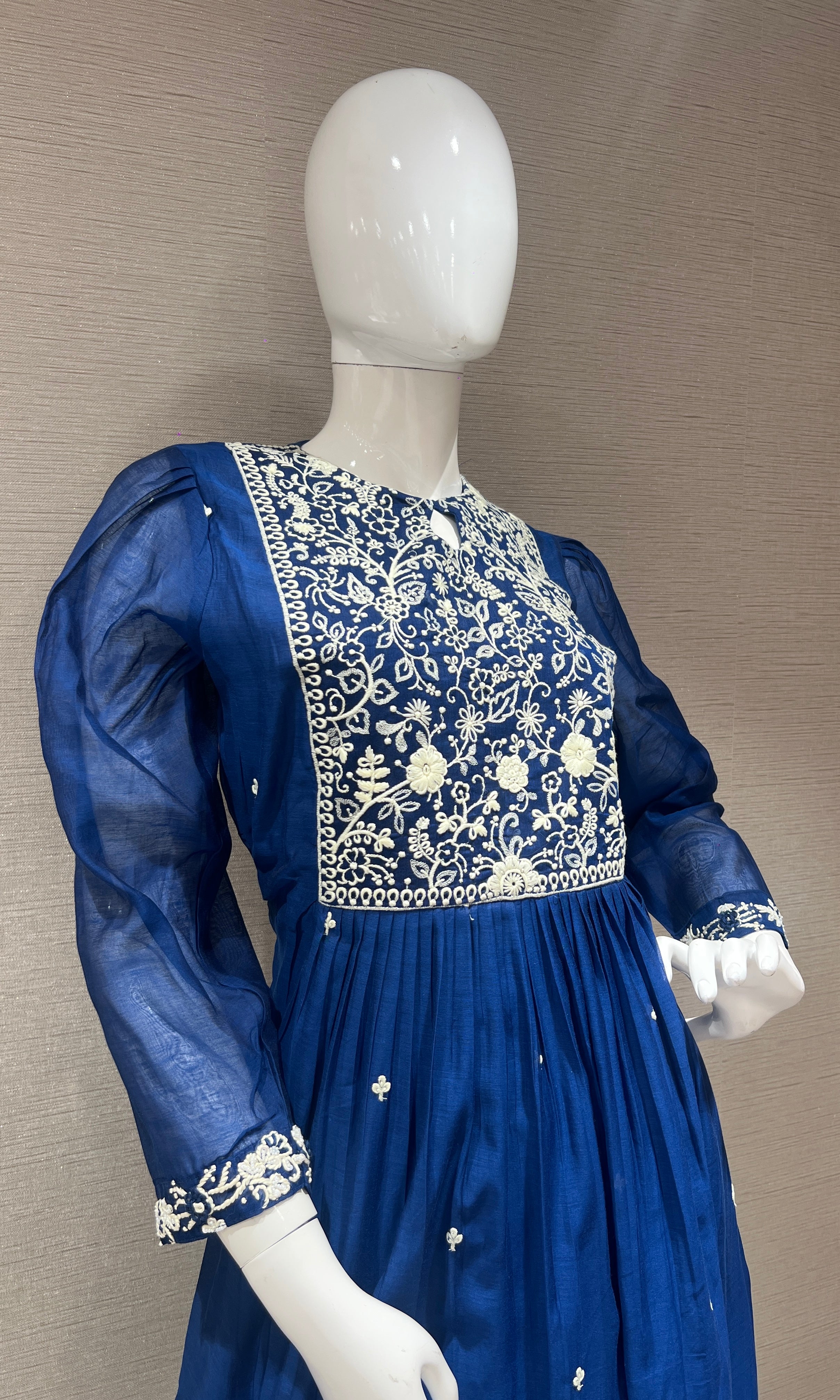 Blue Anarkali