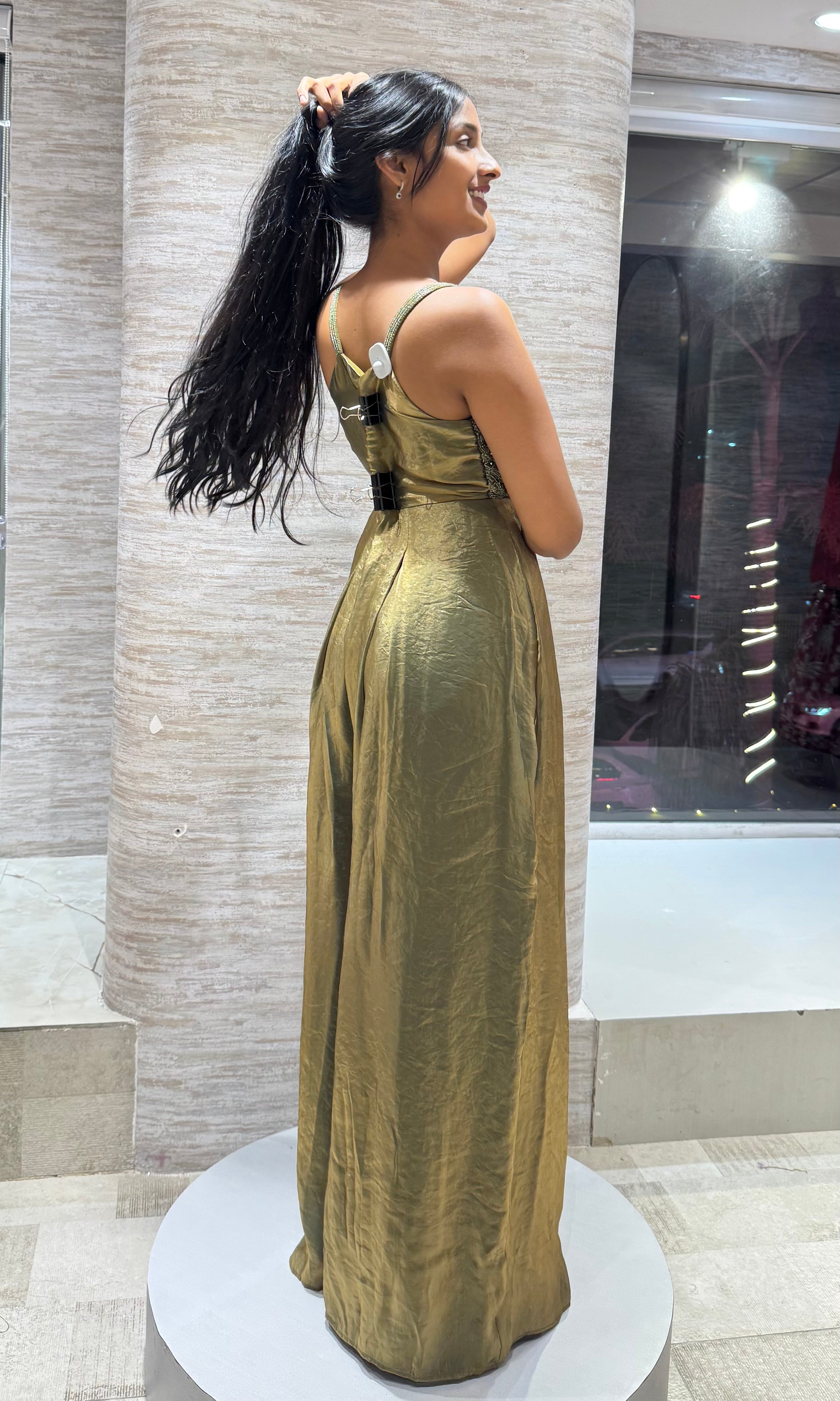 Golden mehandi Emerald Jumpsuit