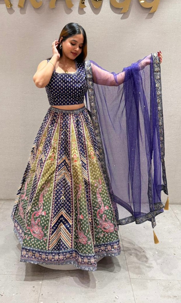 Purple Lehenga