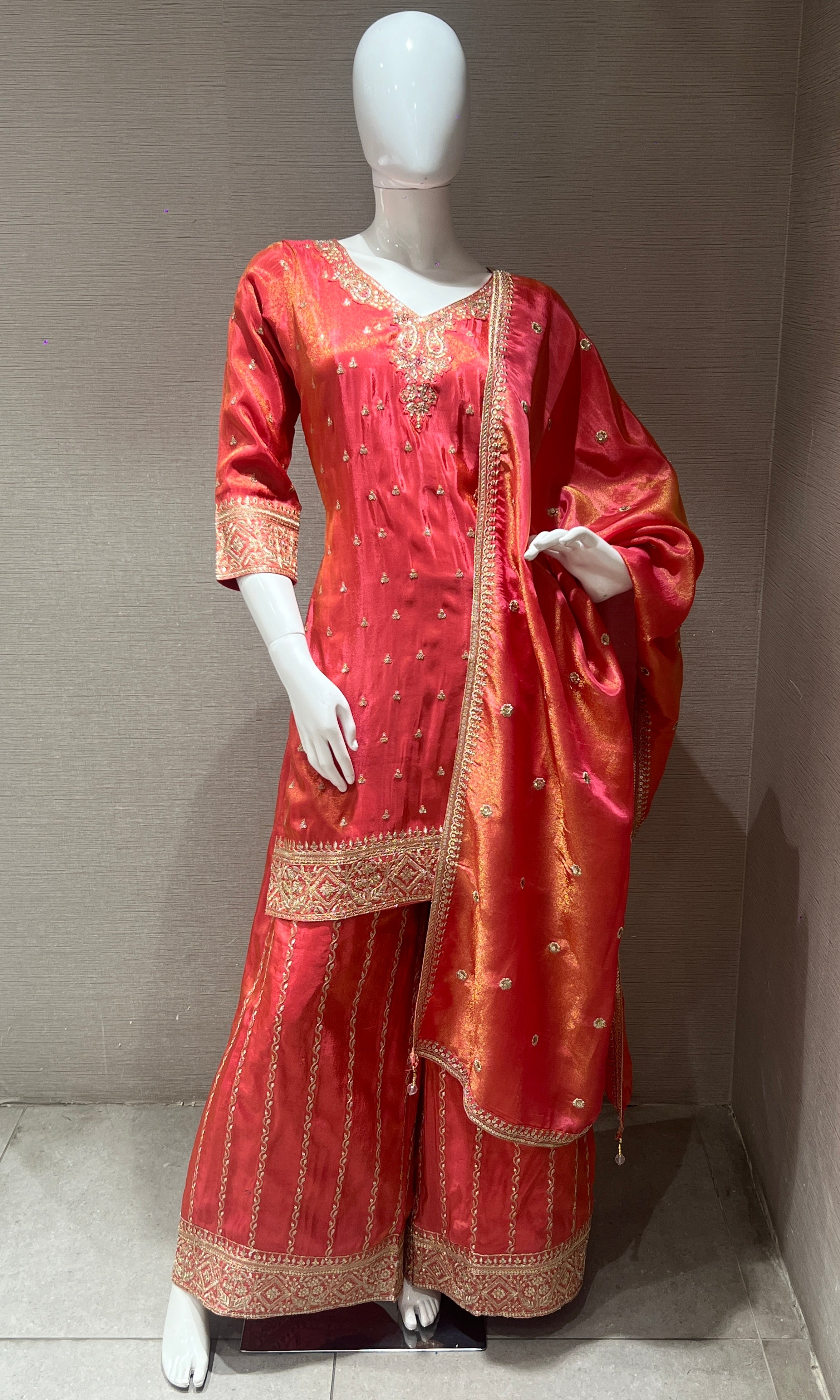Pink Sharara