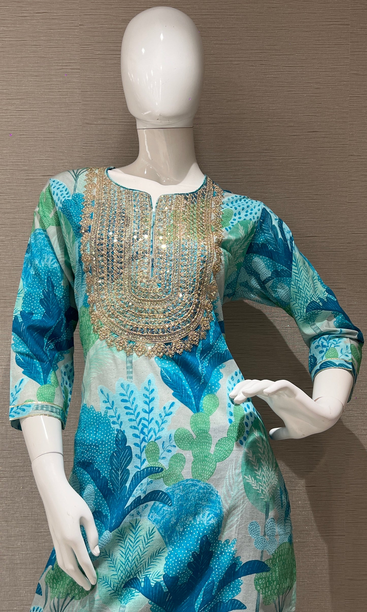 🦋Blue kurta set🦋 3223