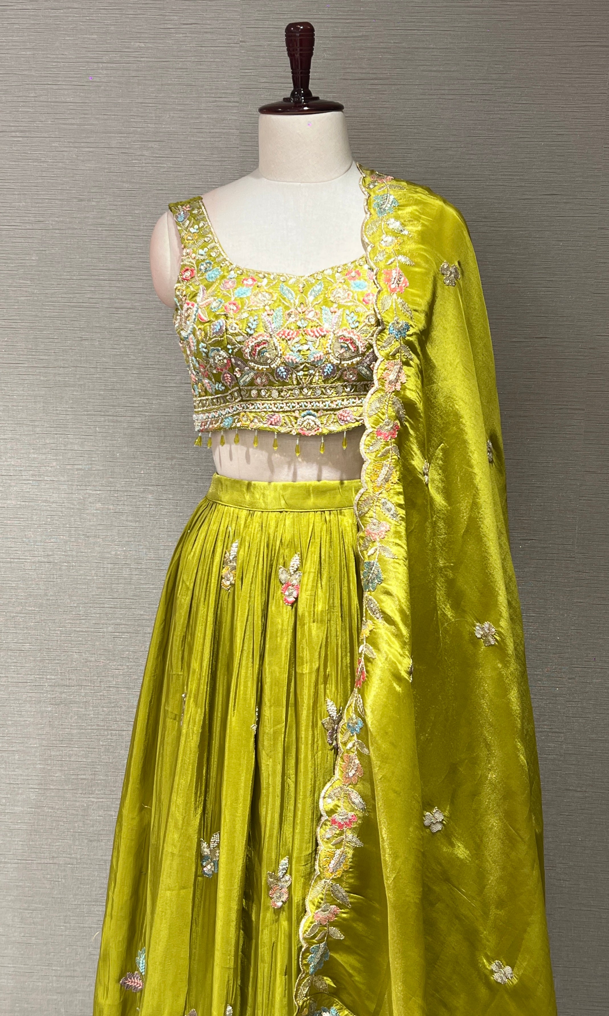 LIRIL floral embroidery lehenga