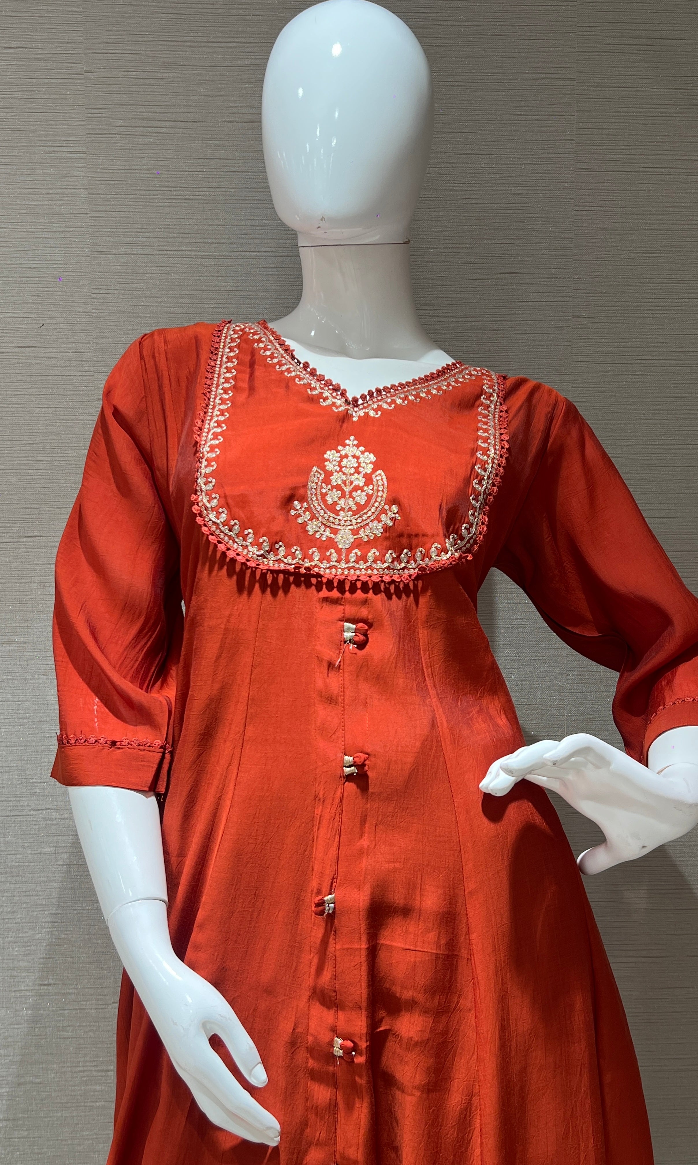 Brown kurta set
