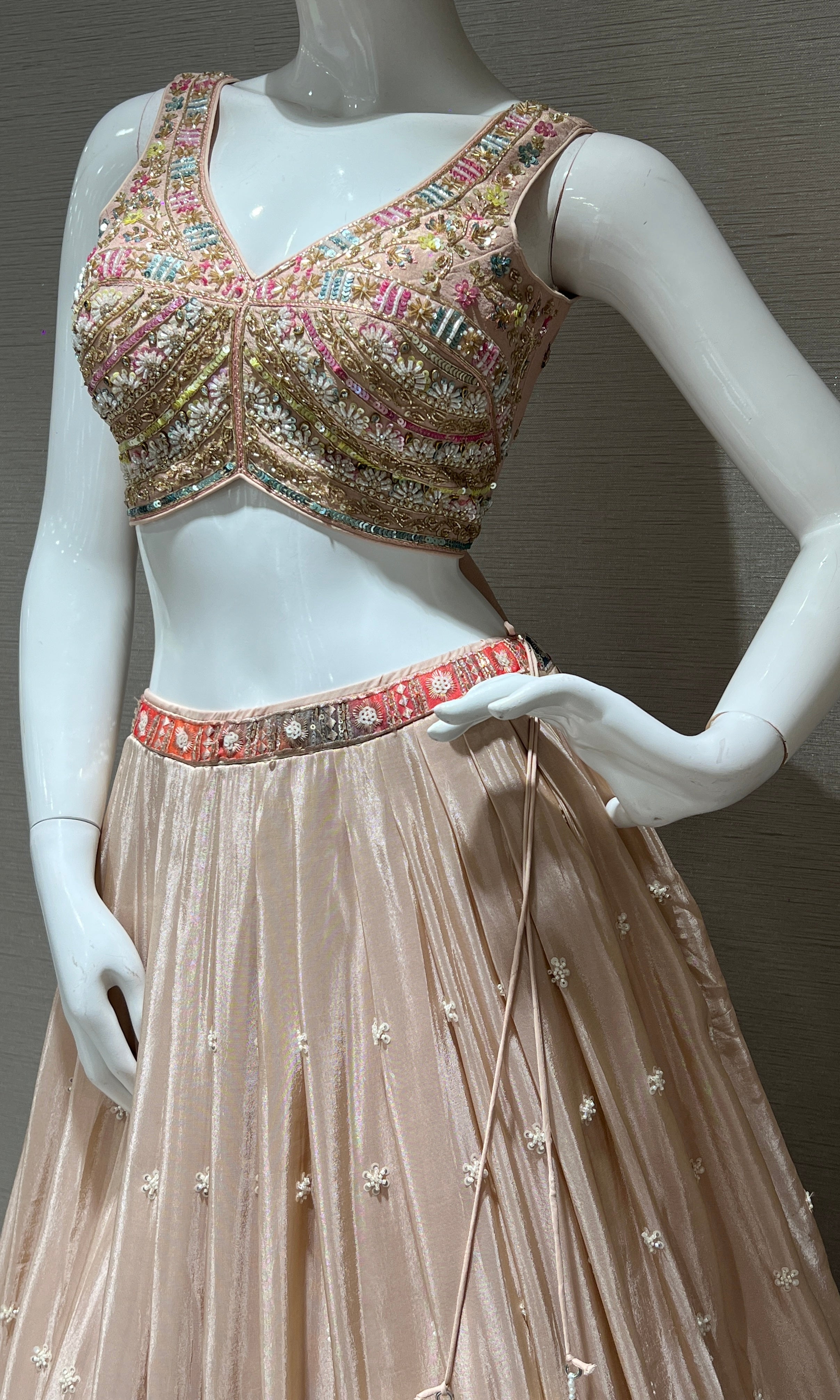 Peach Lehenga