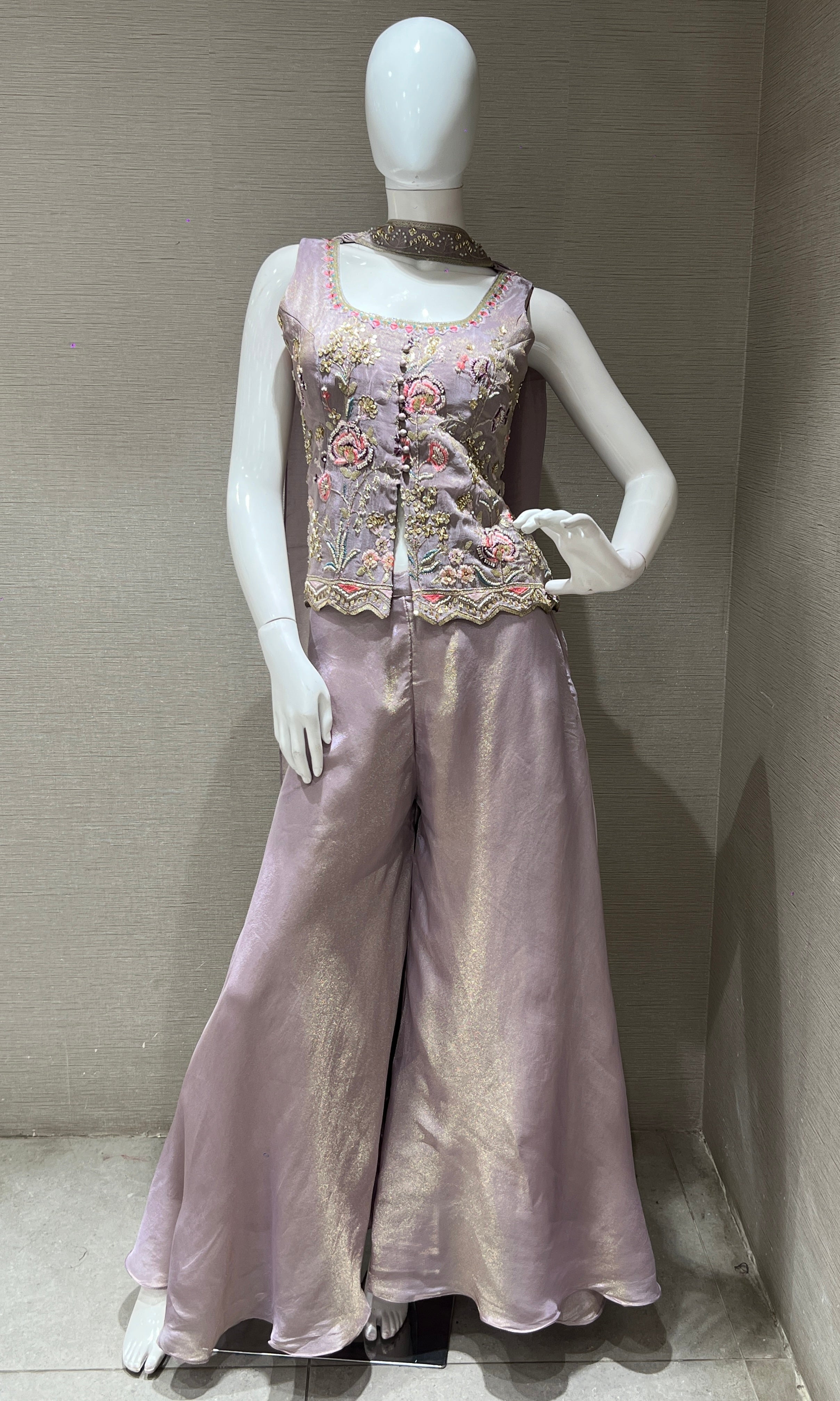 Lavender palazzo set