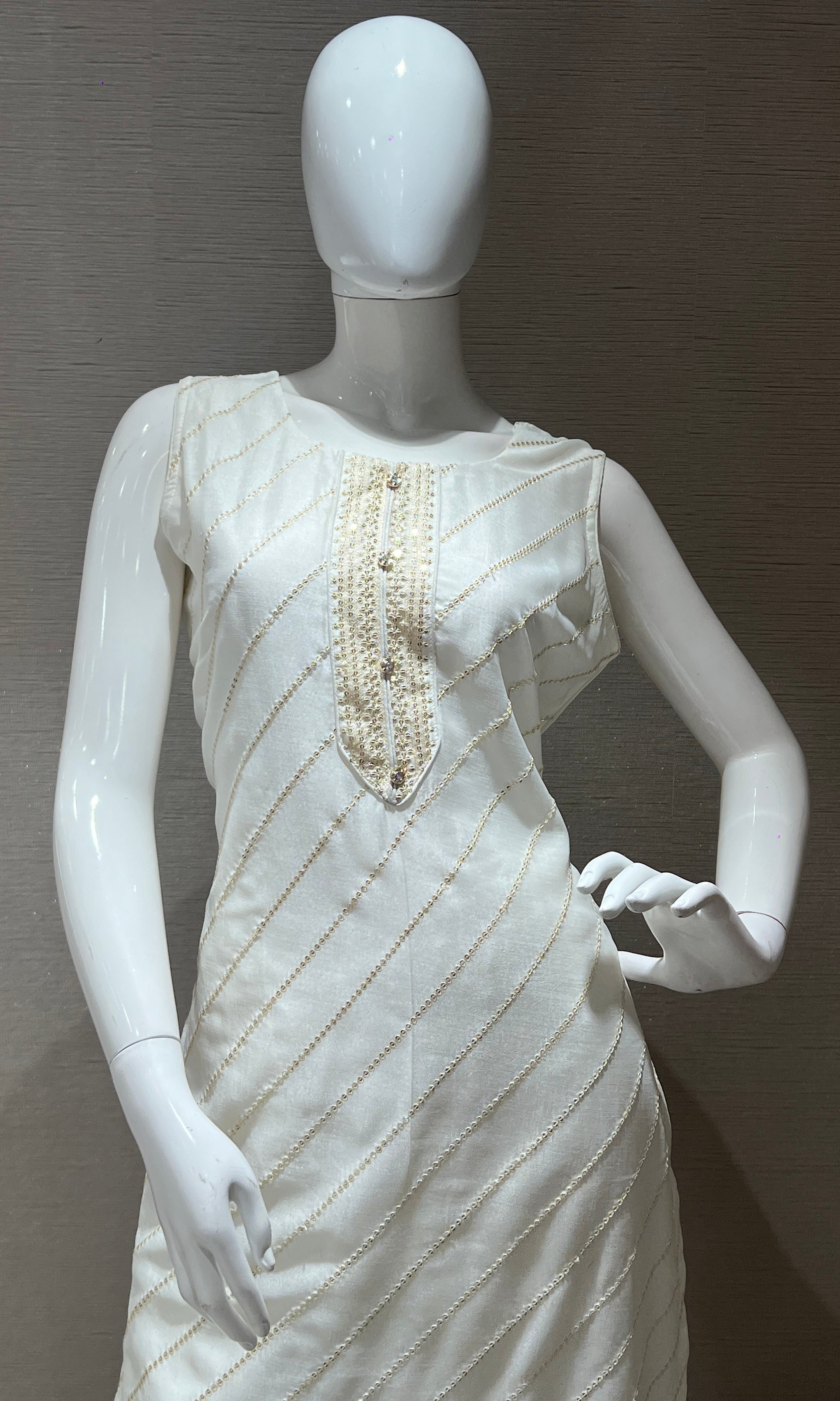 White kurta set