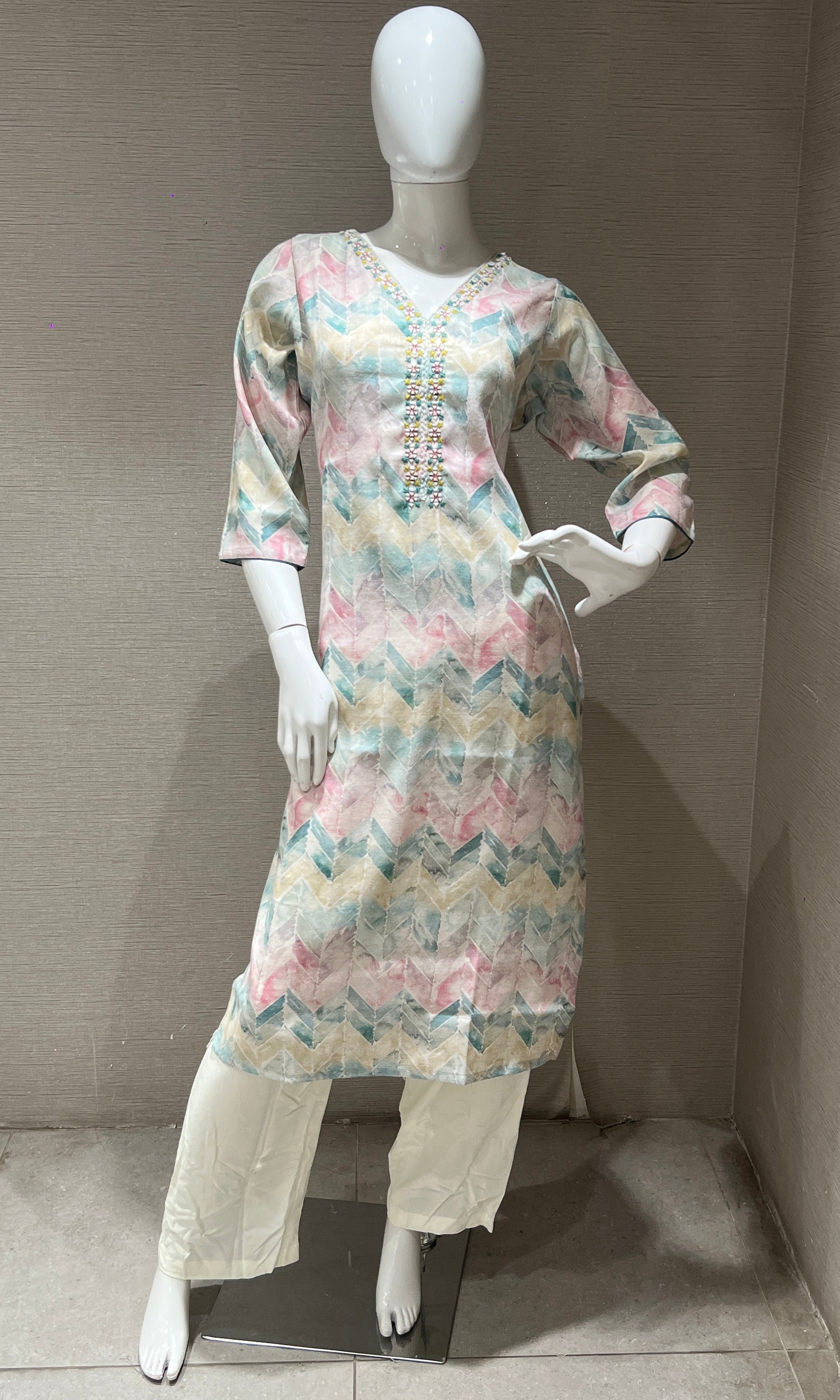 Fawn kurti