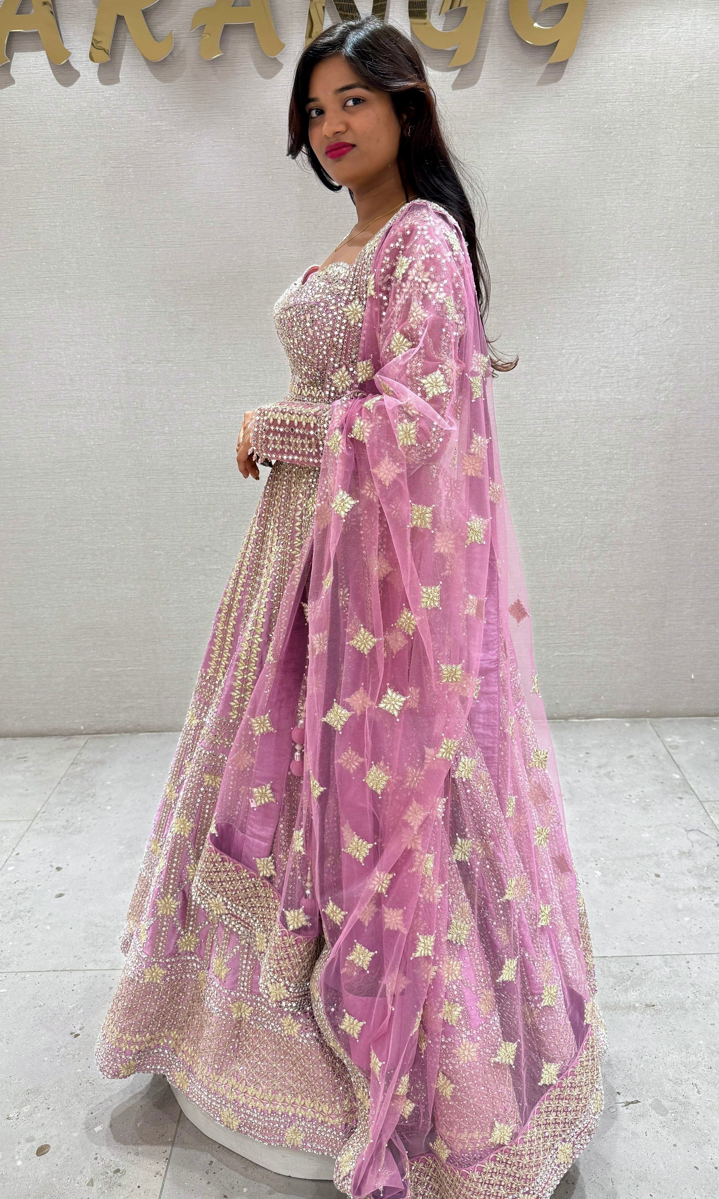 Lavendar Lehenga