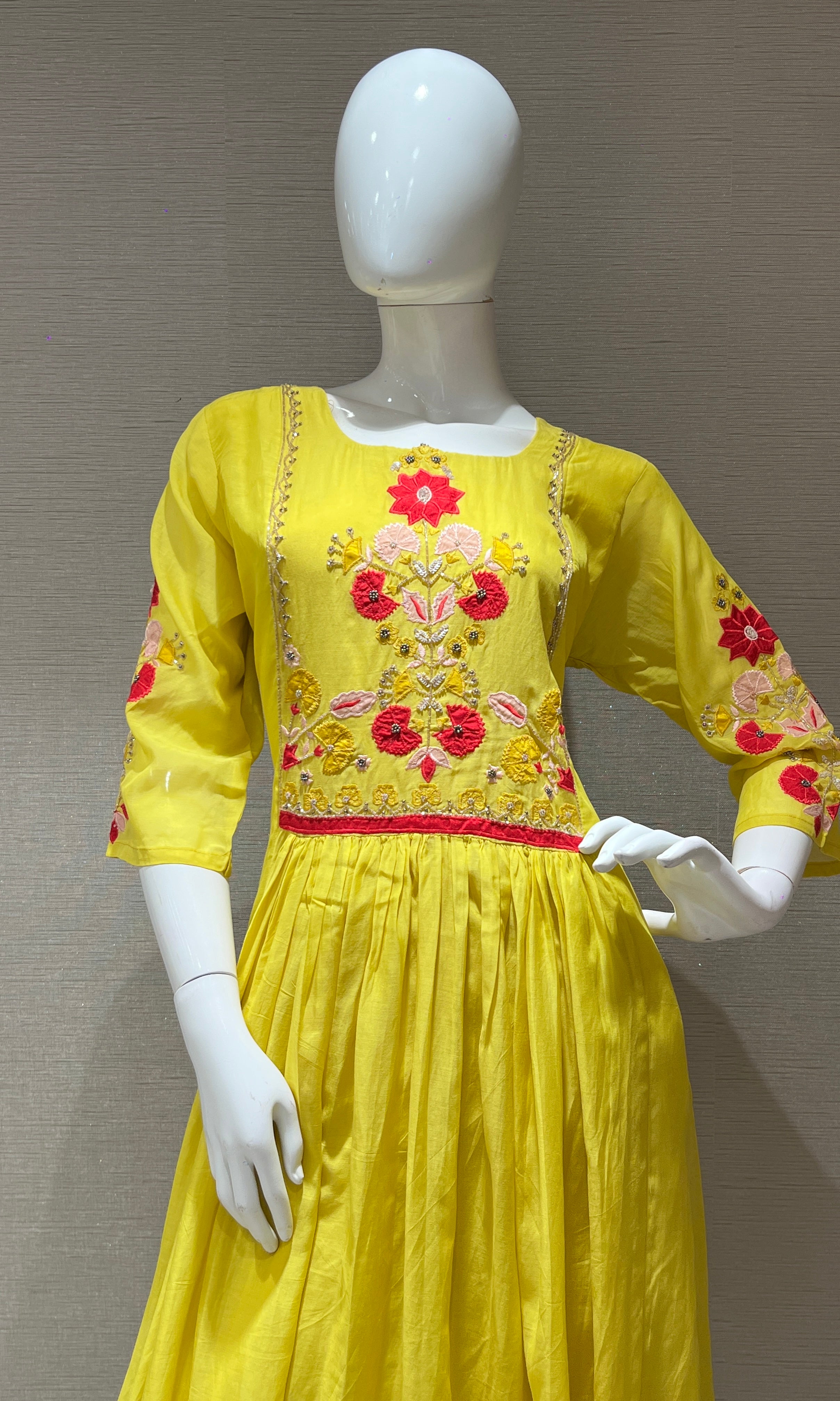 Light yellow kurta set