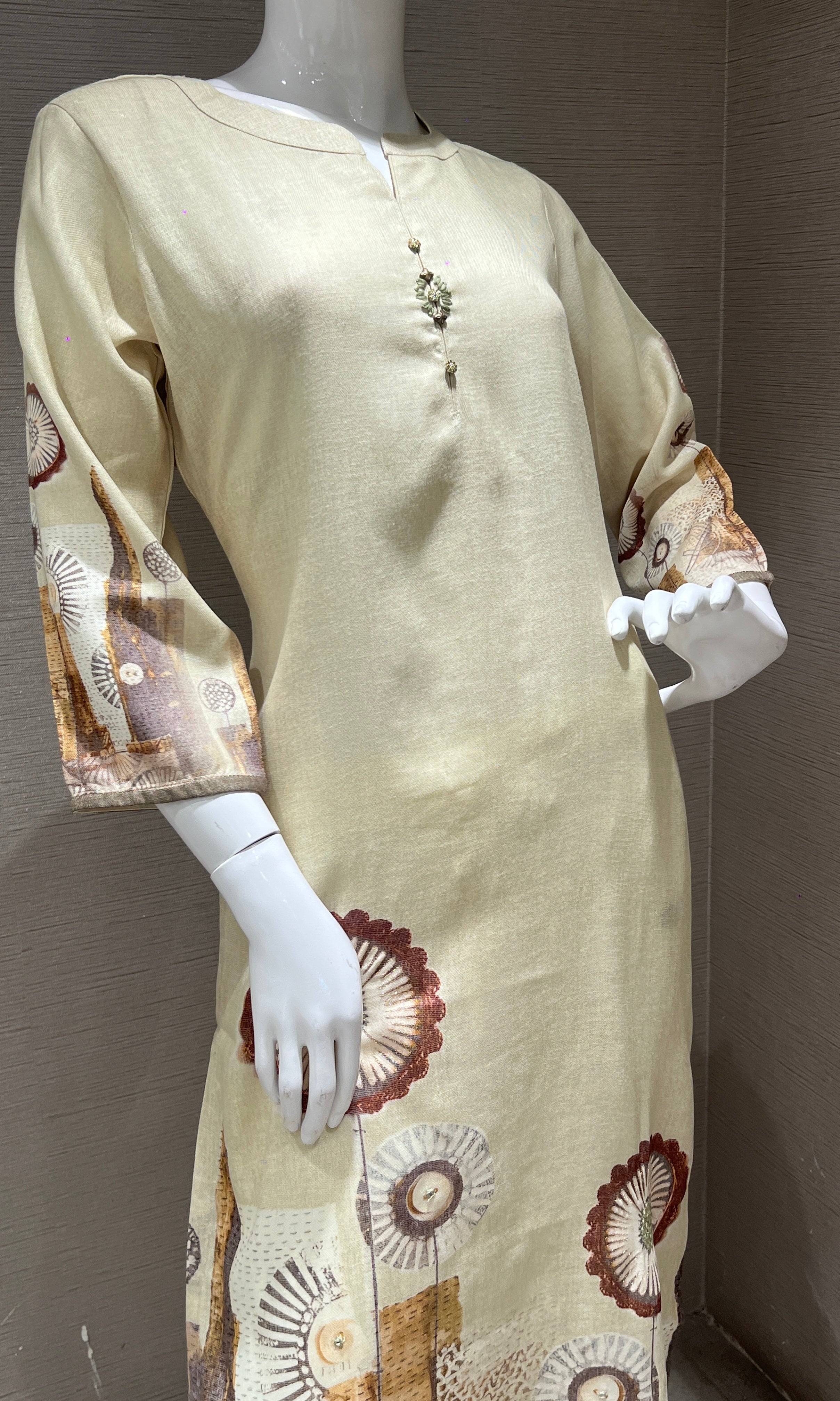 Lemon yellow Kurti top