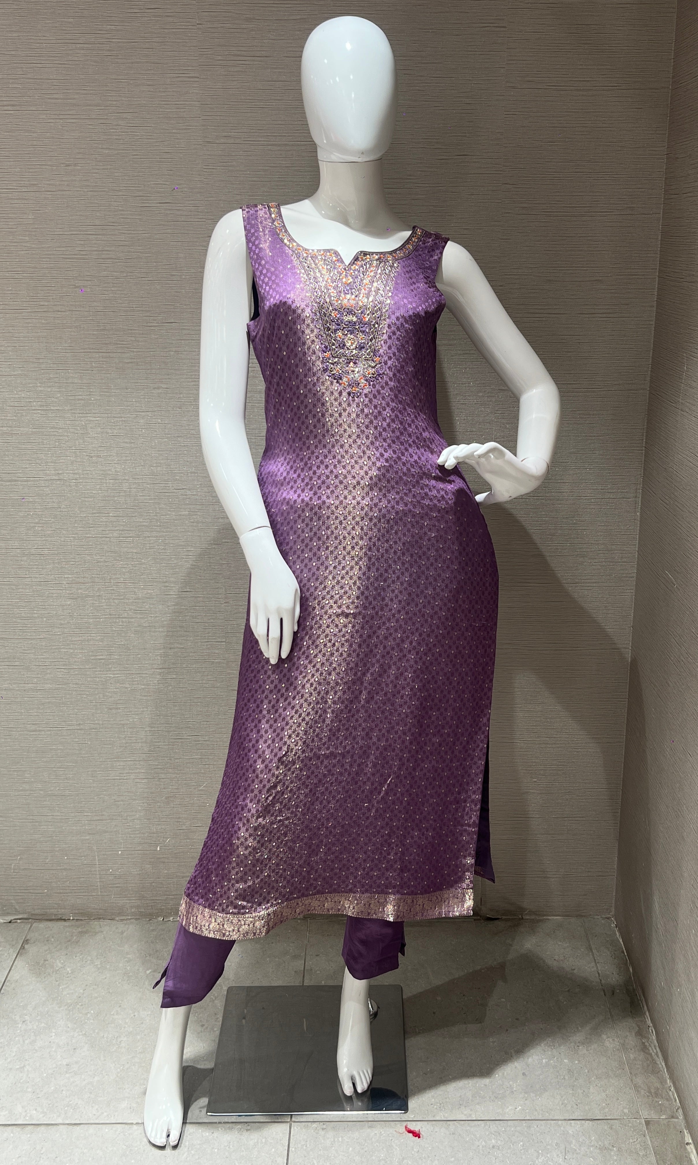 Light purple kurta set